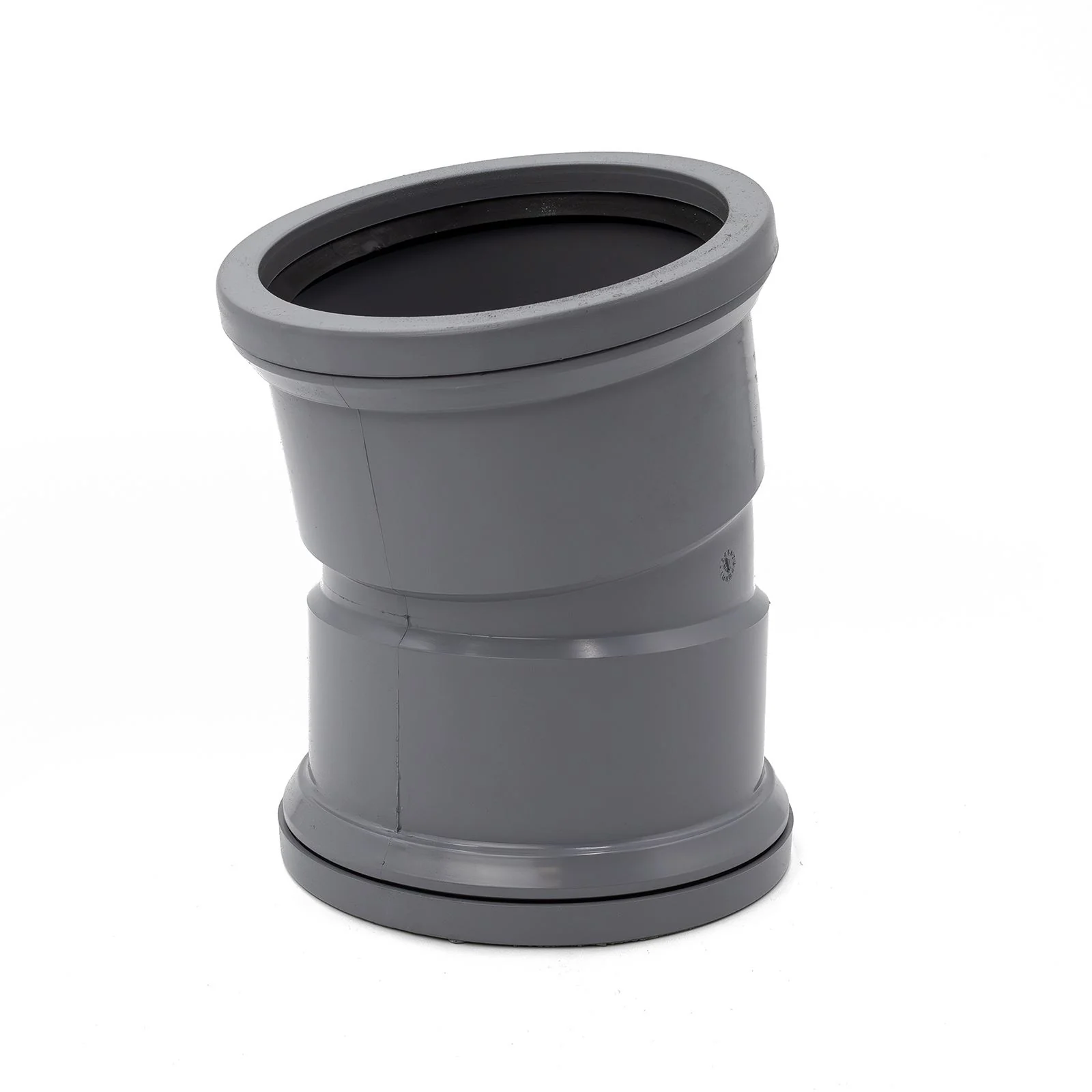 110mm Soil 15° Bend (Double Socket) - Image 2