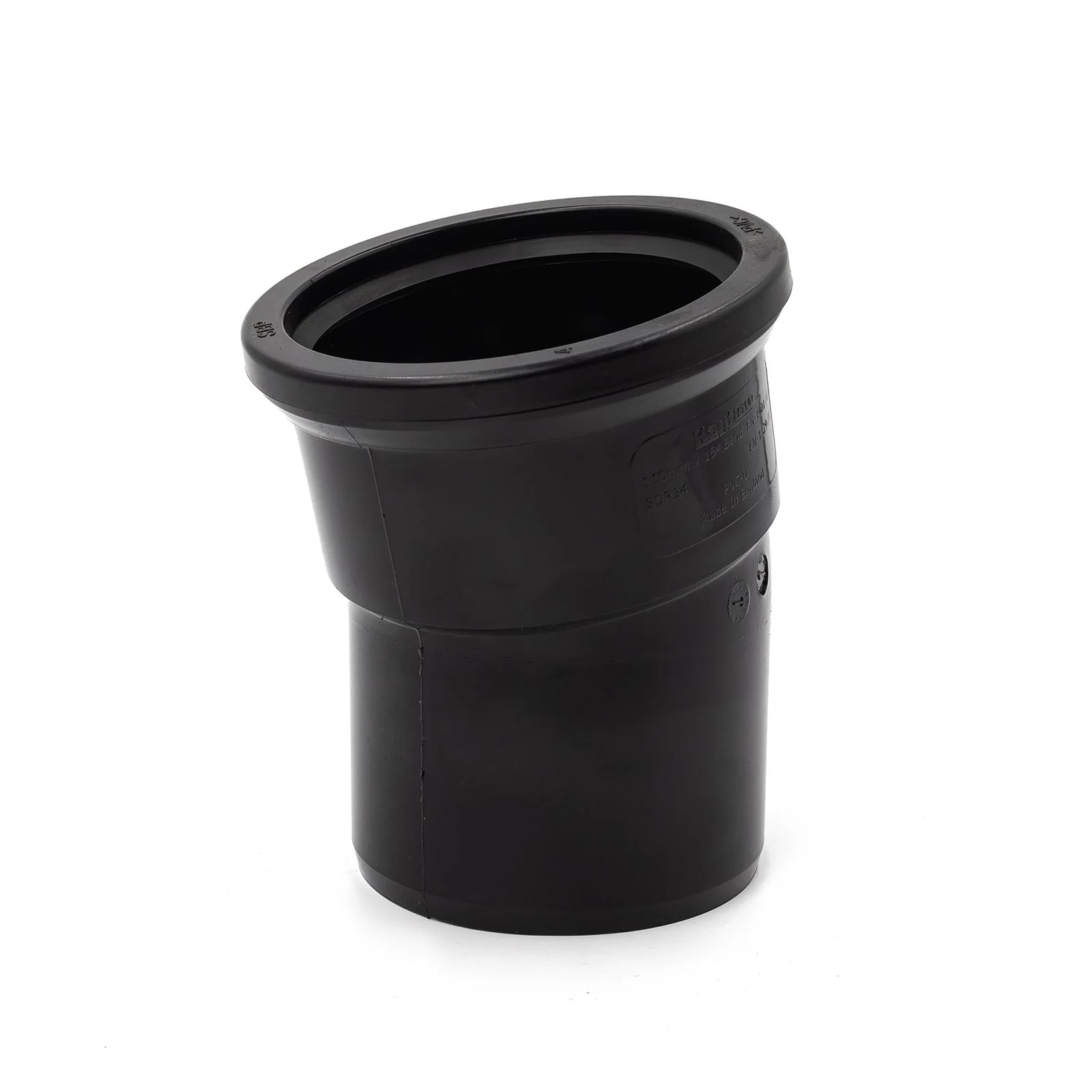 110mm Soil 15° Bend (Single Socket) - Image 4