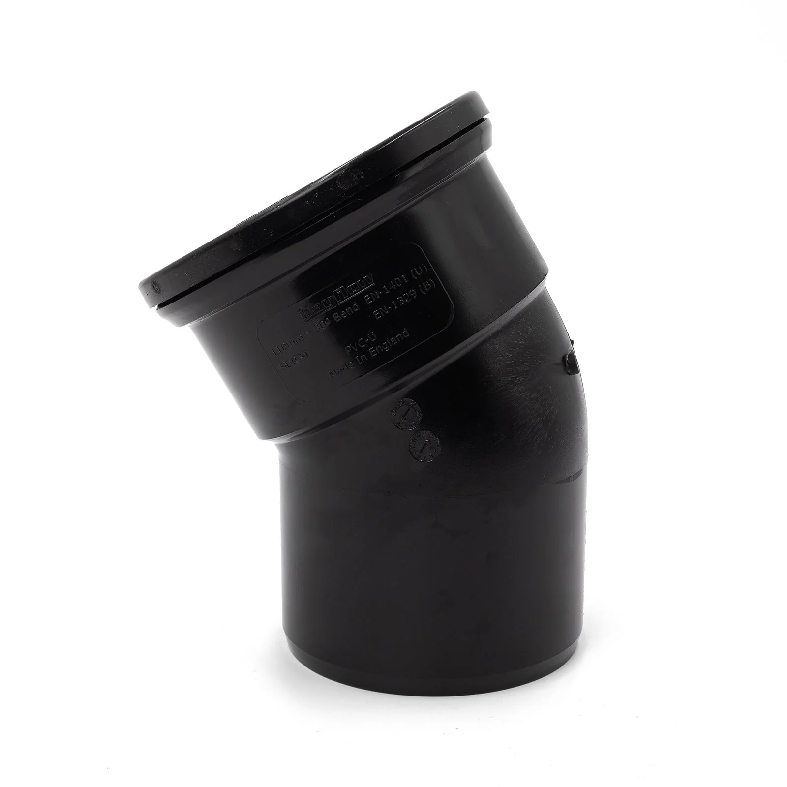110mm Soil 30° Bend (Single Socket) - Image 3