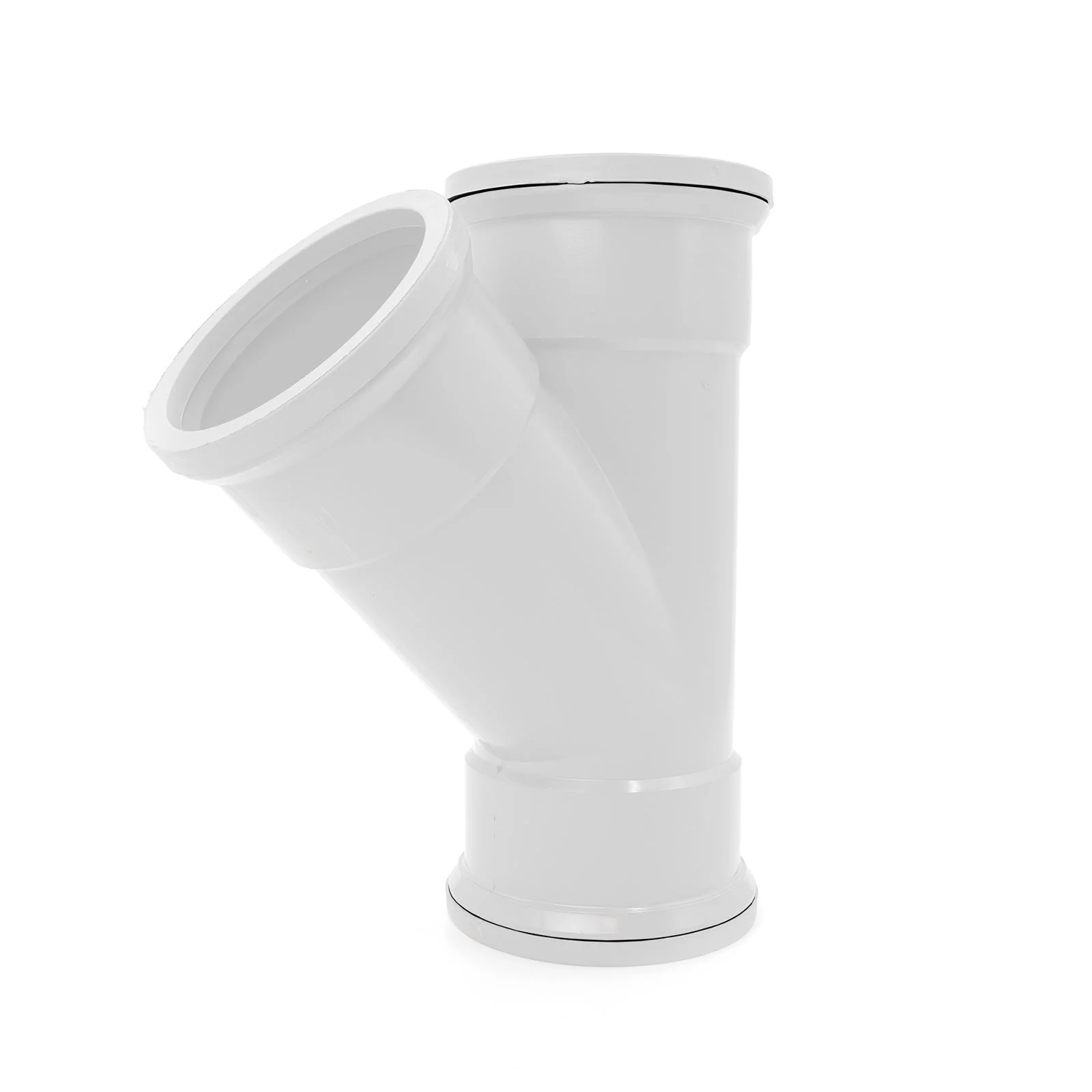 110mm Soil 45° Branch (Triple Socket) - Image 2