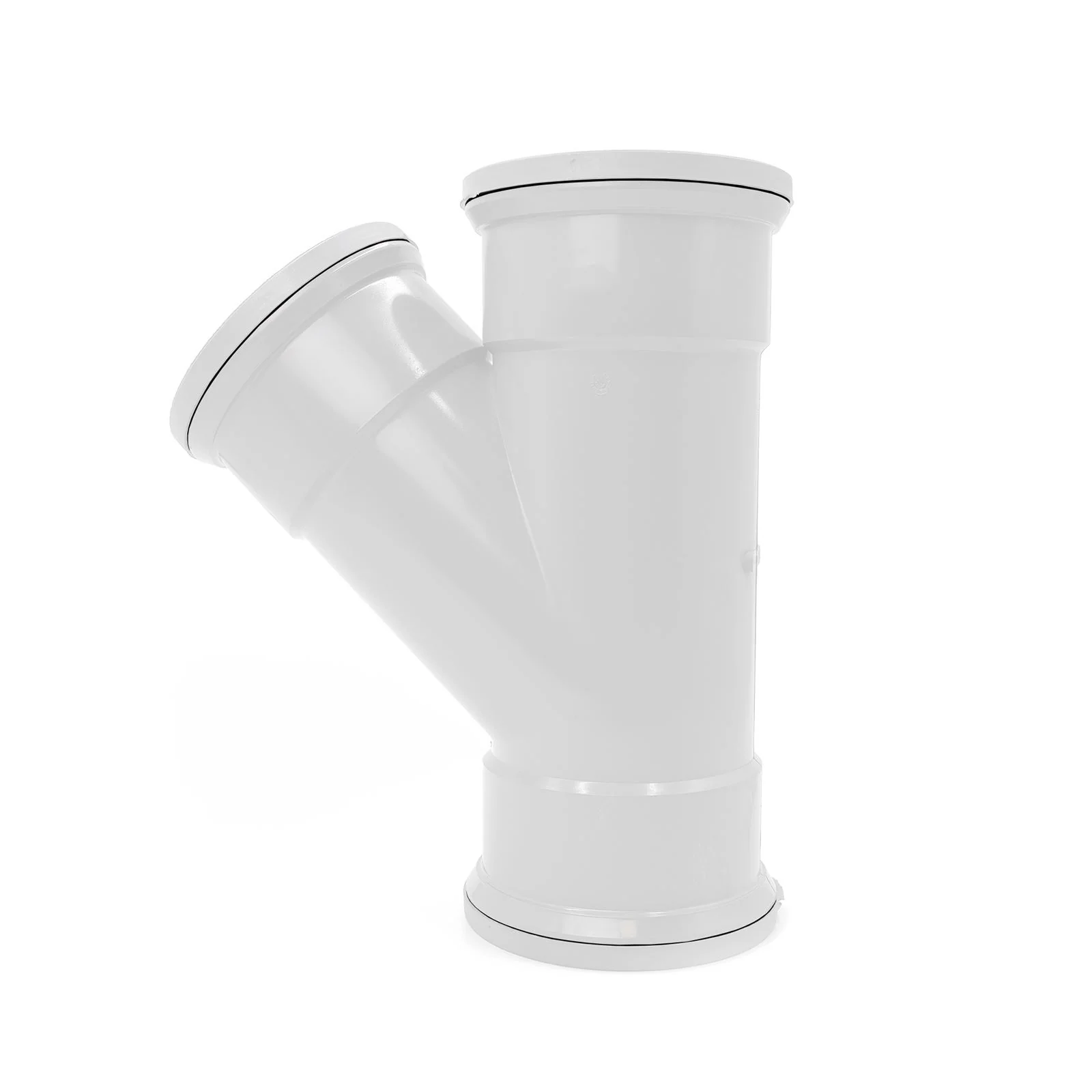 110mm Soil 45° Branch (Triple Socket) - Image 3