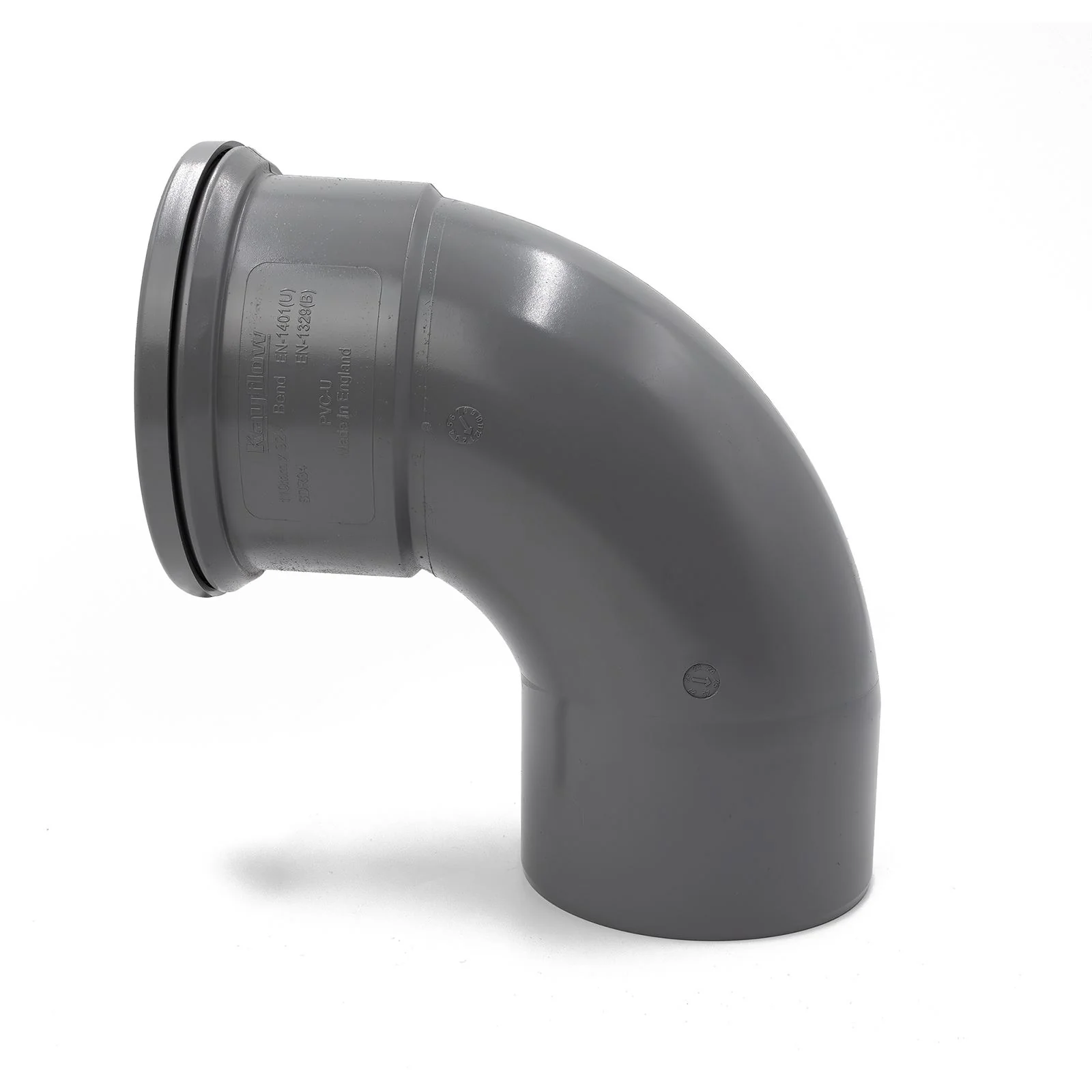 110mm Soil 90° Bend (Single Socket) - Image 3