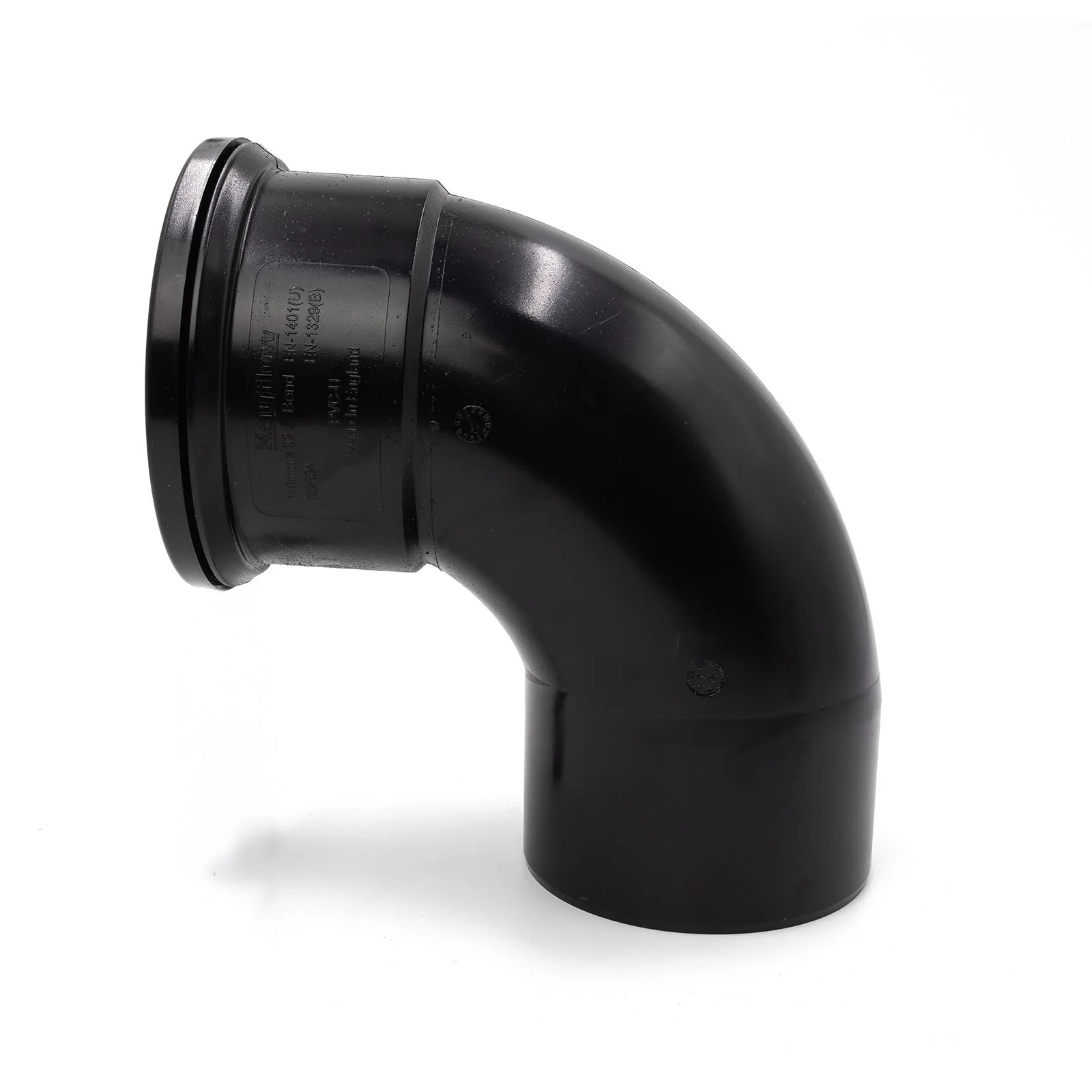 110mm Soil 90° Bend (Single Socket) - Image 7