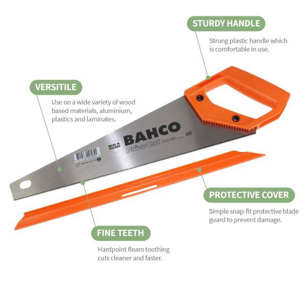 14" Fine Tooth Toolbox Saw - Image 5