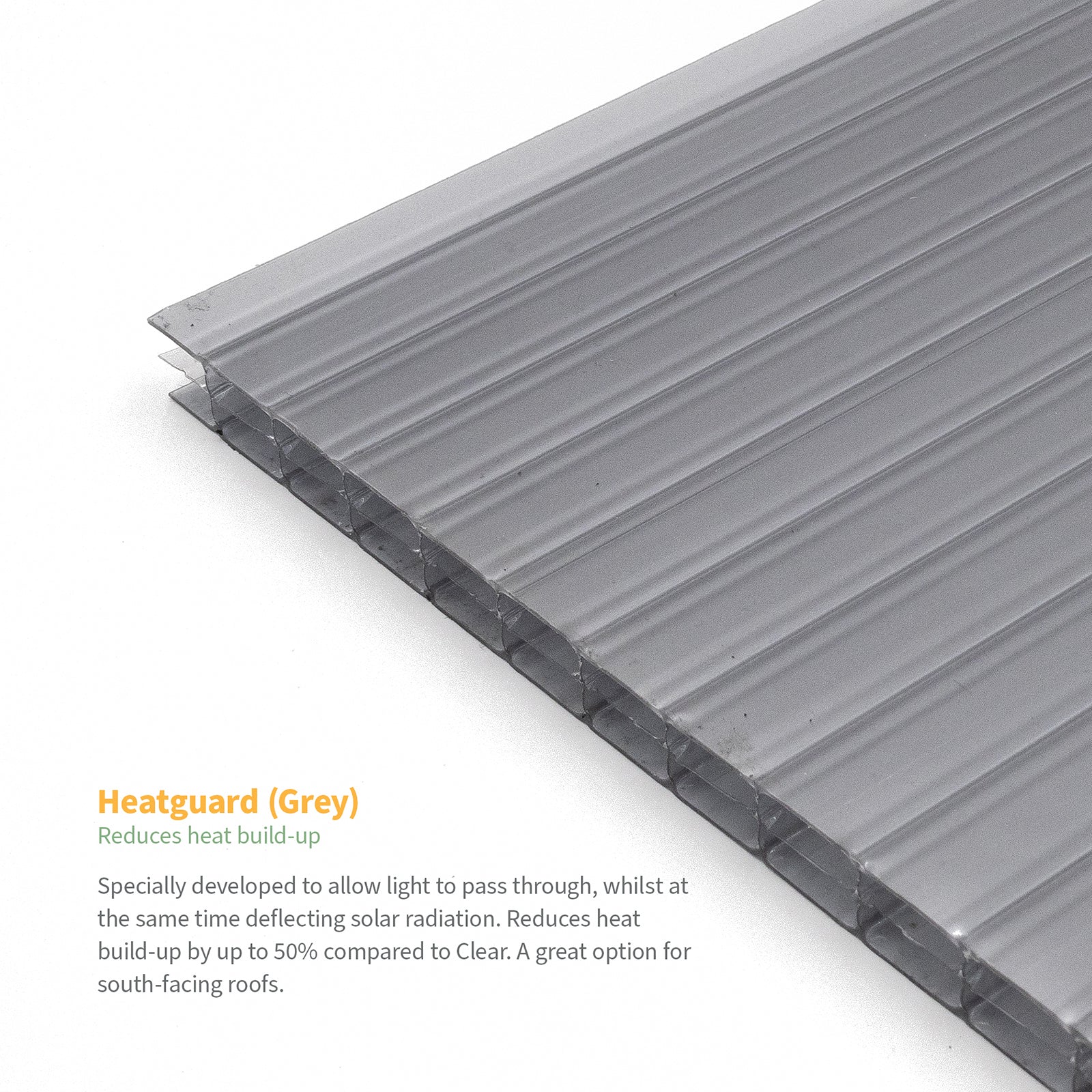 16mm Heatguard Polycarbonate Sheet Cut-to-Size - Image 2