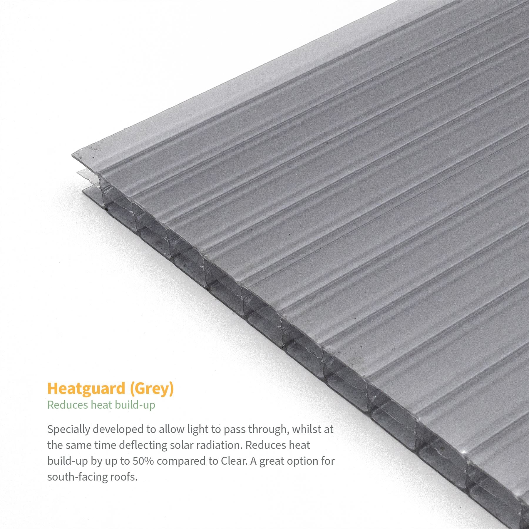 16mm Heatguard Polycarbonate Sheets - Image 2
