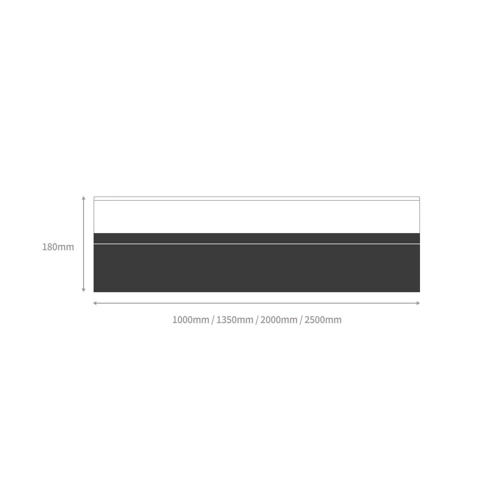 180mm Window Sill (with End Caps) - Image 3