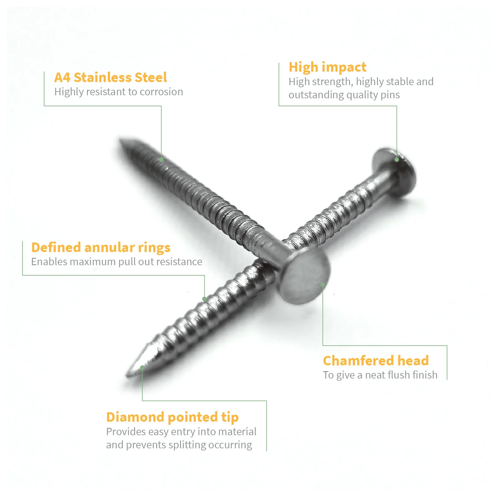 30mm Cladding Pins (250 Pack) - Image 5