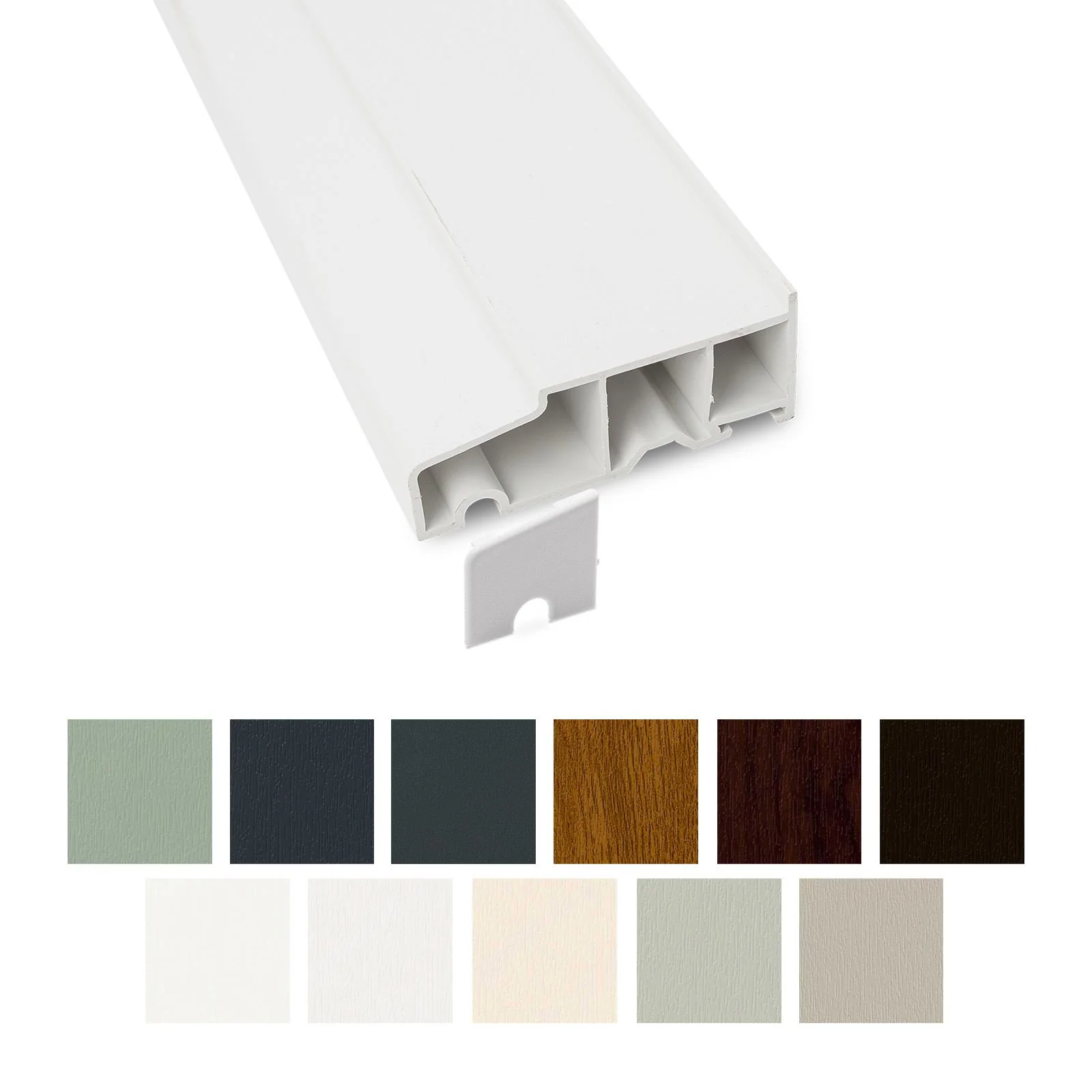85mm Profile 22 Stub Window Sill (with End Caps)