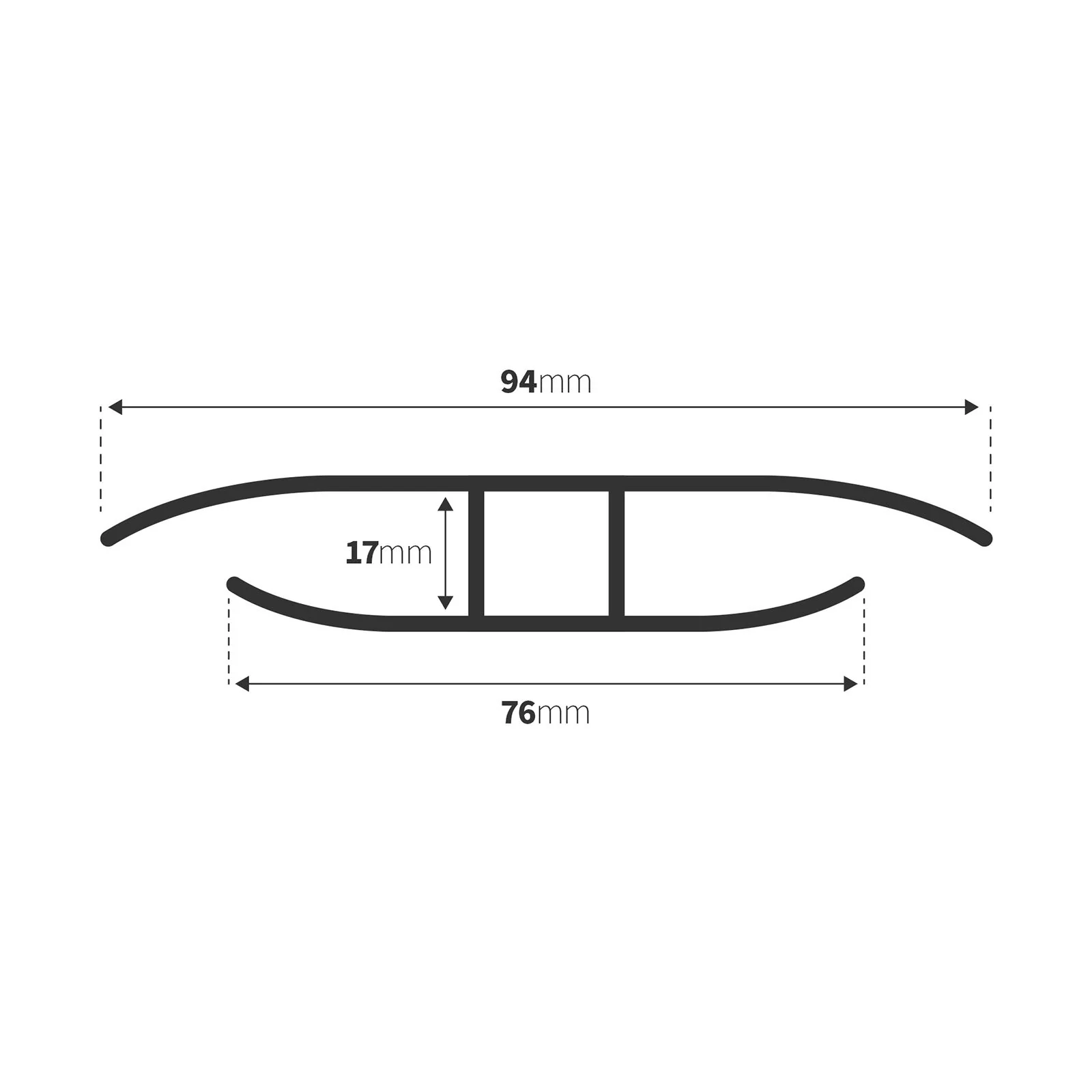 Clear Polycarbonate H-Section - Image 14