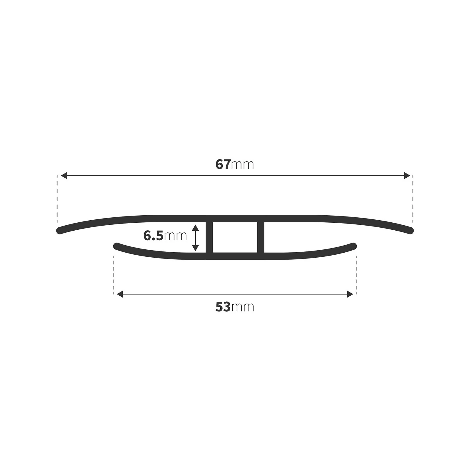 Clear Polycarbonate H-Section - Image 20