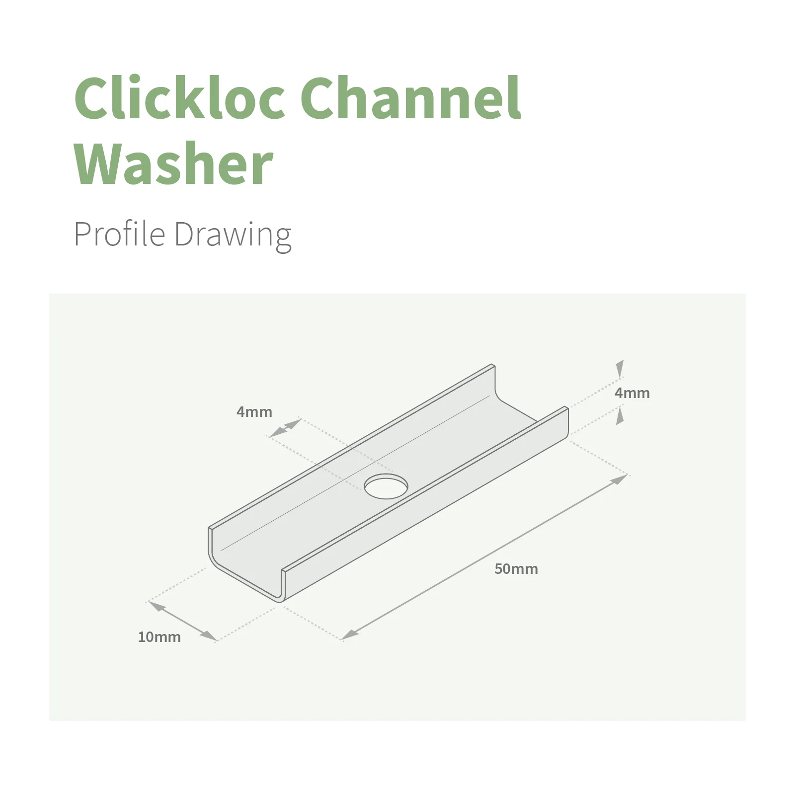 Clickloc Channel Washers (10 Pack) - Image 4