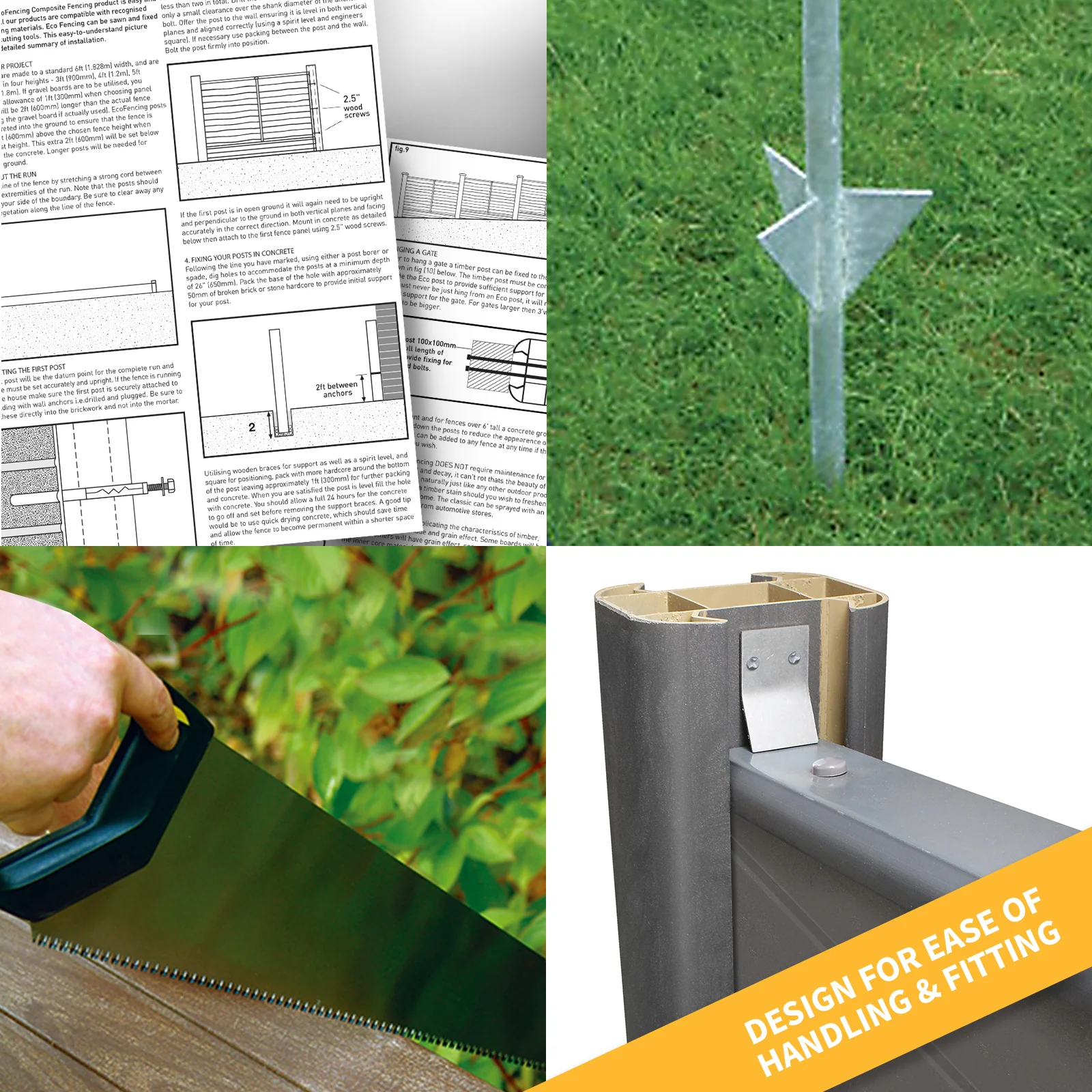 Eco Fence Composite Board (4 Pack) - Image 6
