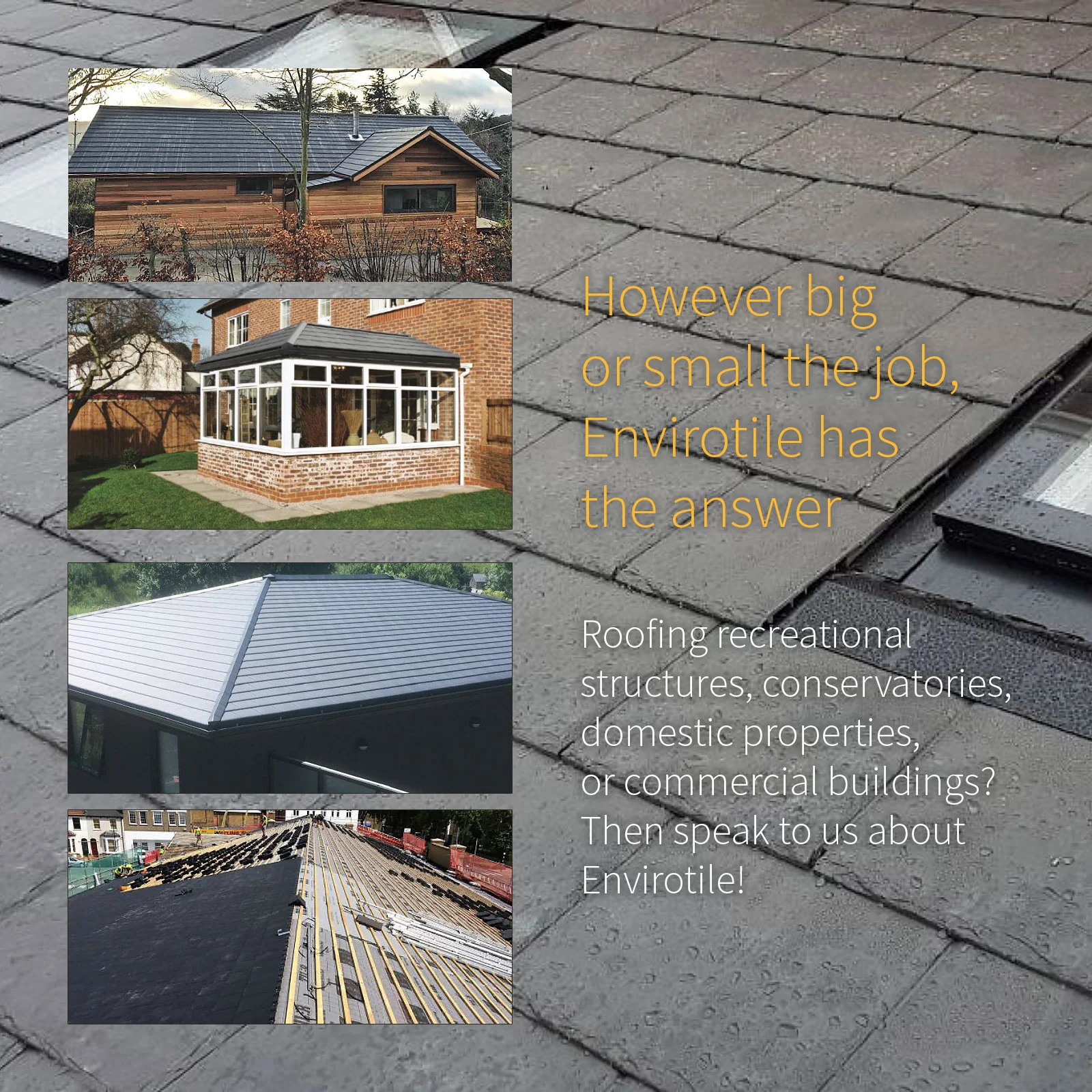 Envirotile Slate Double Tile - Image 5