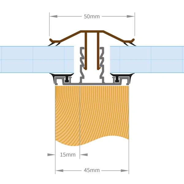 Exitex Capex Snap Down Glazing Bar - Image 3
