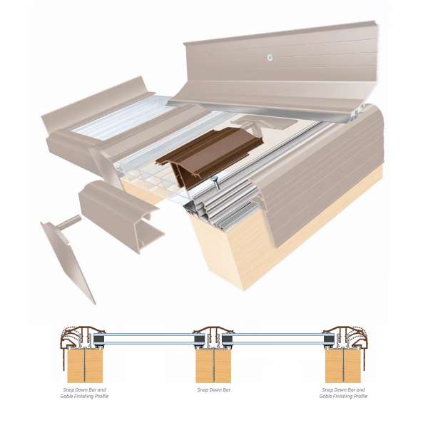 Exitex Capex Snap Down Glazing Bar - Image 4