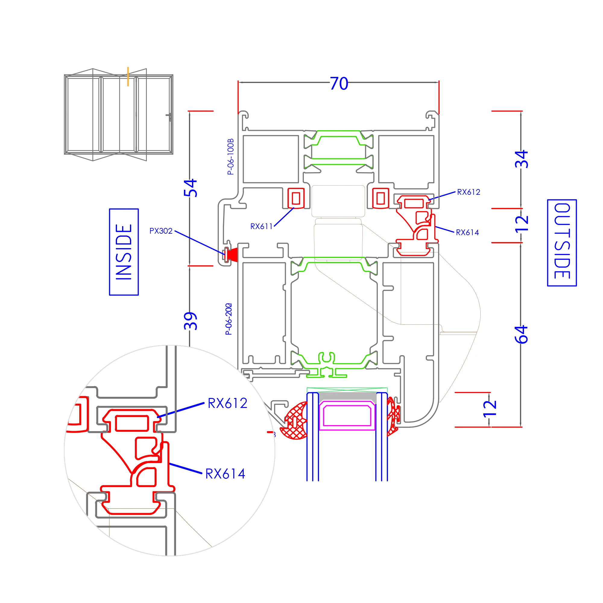 AluK-Compatible Bifold Door Gasket - Image 12