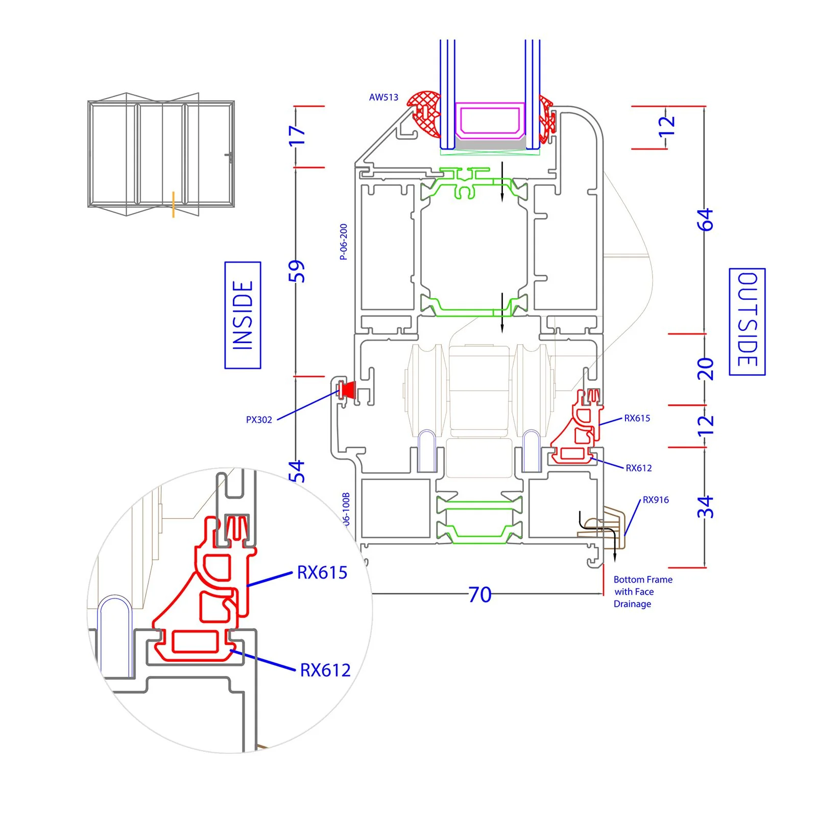 AluK-Compatible Bifold Door Gasket - Image 15
