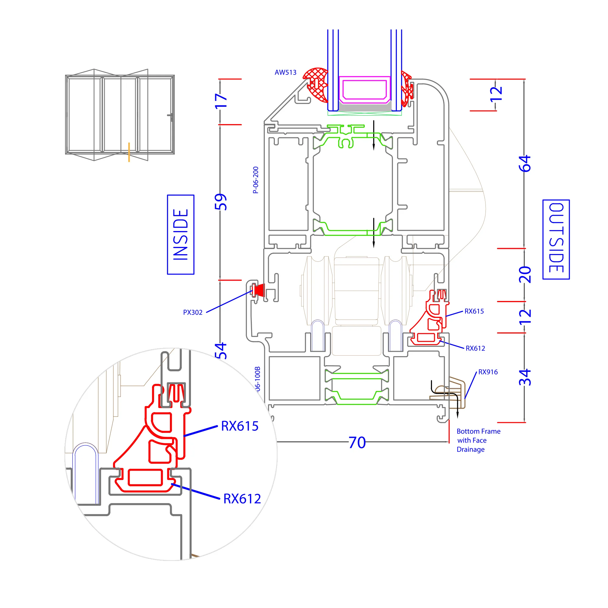 AluK-Compatible Bifold Door Gasket - Image 9