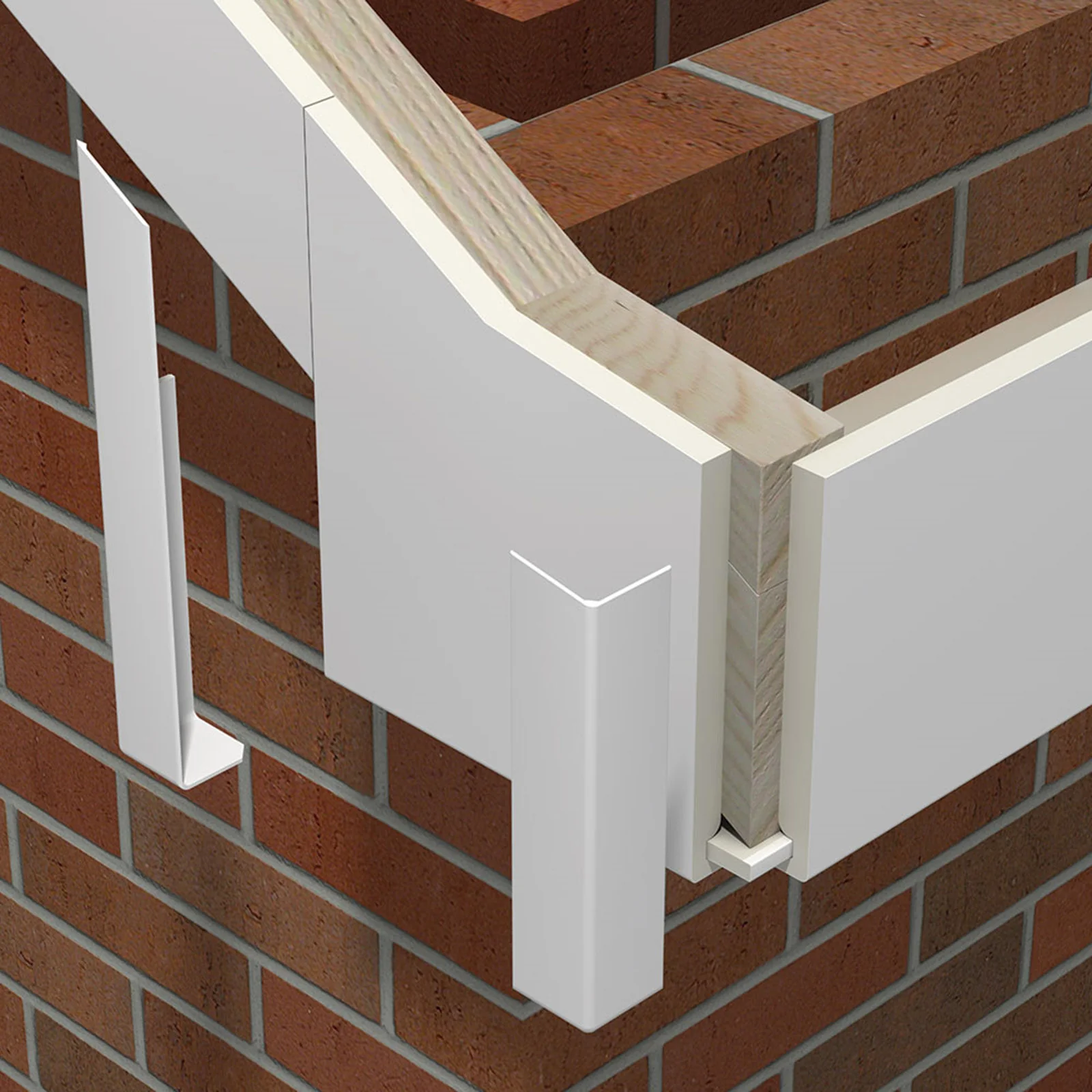 Fascia Board 135° Internal Corner - Image 2