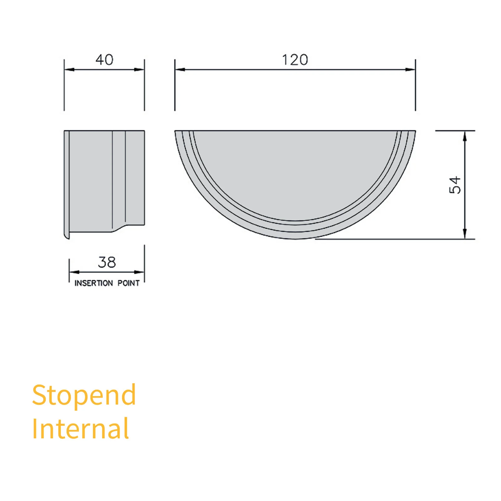 FloPlast Half Round 112mm Gutter - Image 15