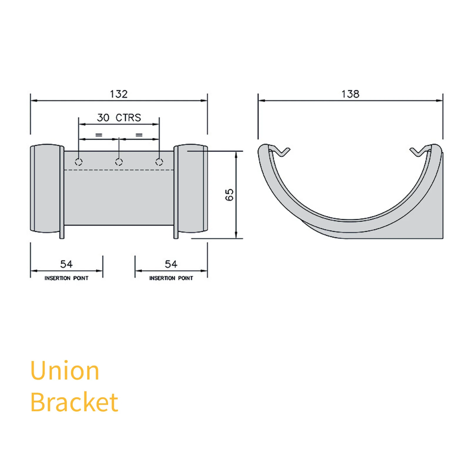FloPlast Half Round 112mm Gutter - Image 19