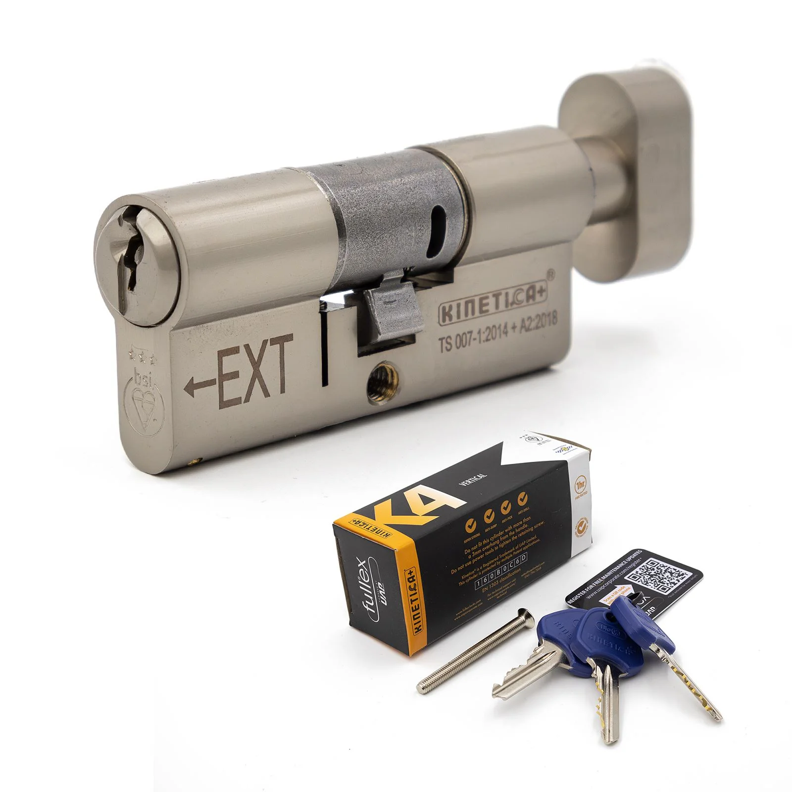 Fullex Kinetica+ K4 3* Thumbturn Euro Cylinder - Image 11