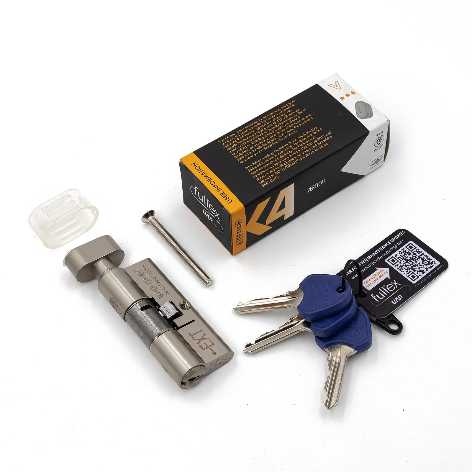 Fullex Kinetica+ K4 3* Thumbturn Euro Cylinder - Image 12