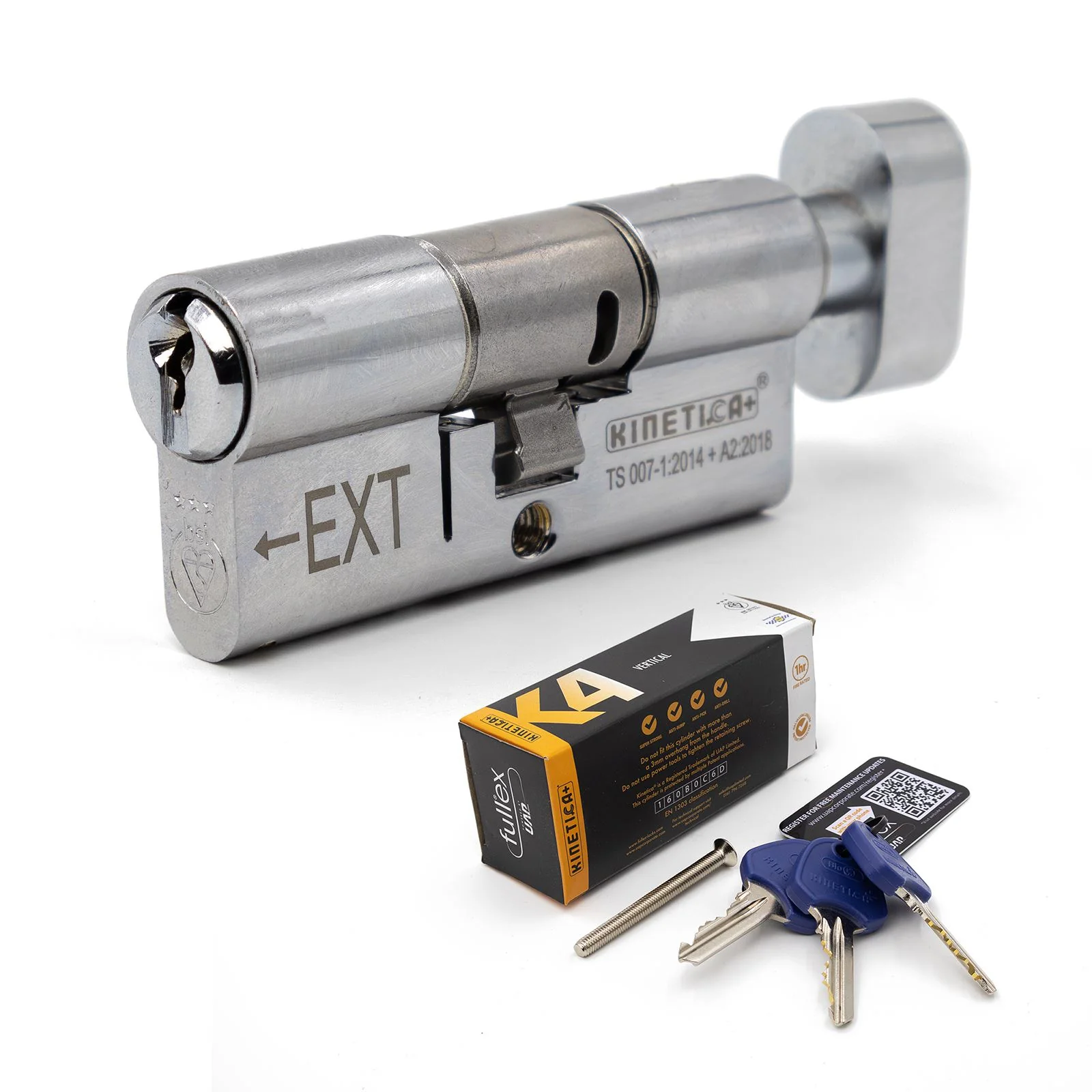 Fullex Kinetica+ K4 3* Thumbturn Euro Cylinder - Image 7