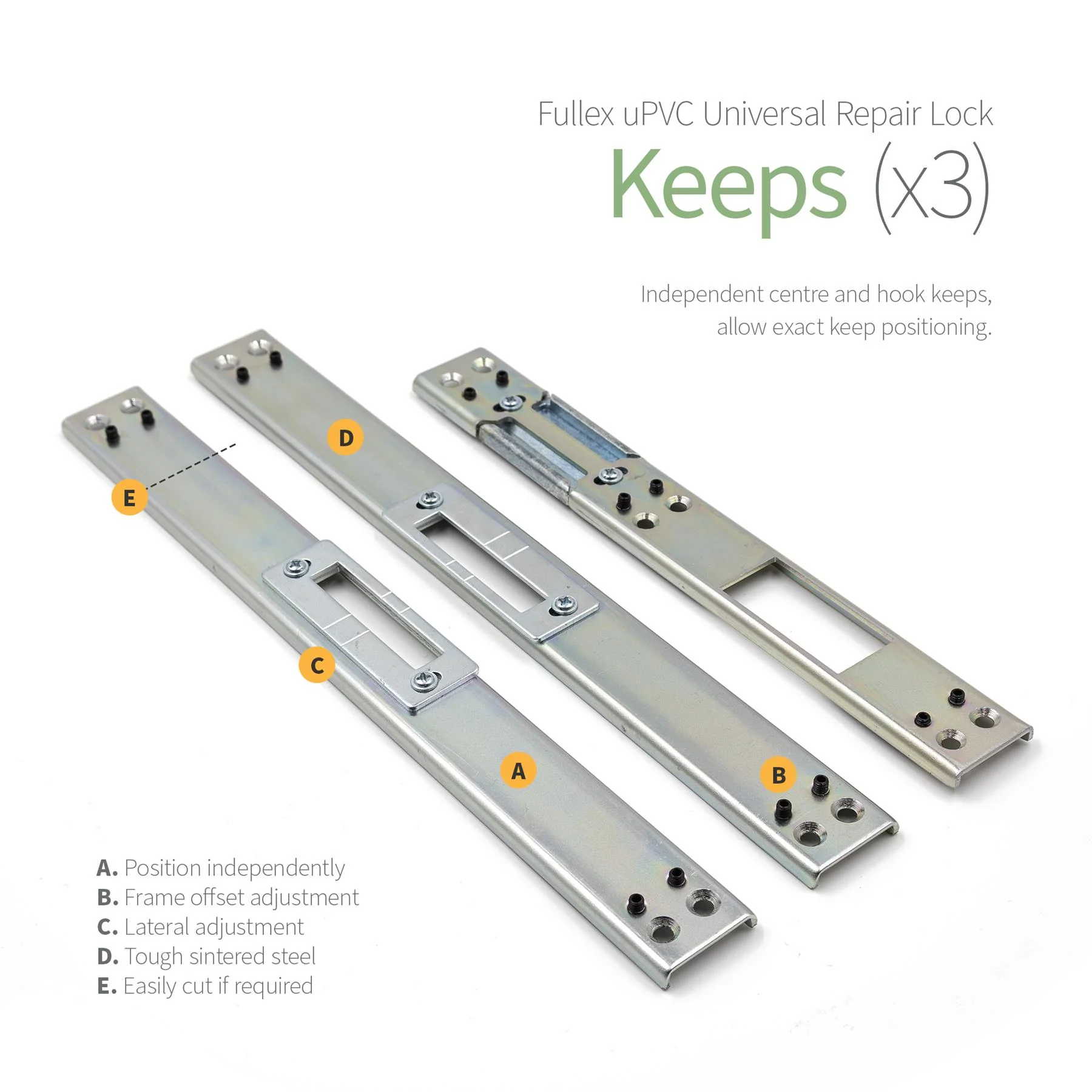 Fullex uPVC Universal Repair Lock - Image 7