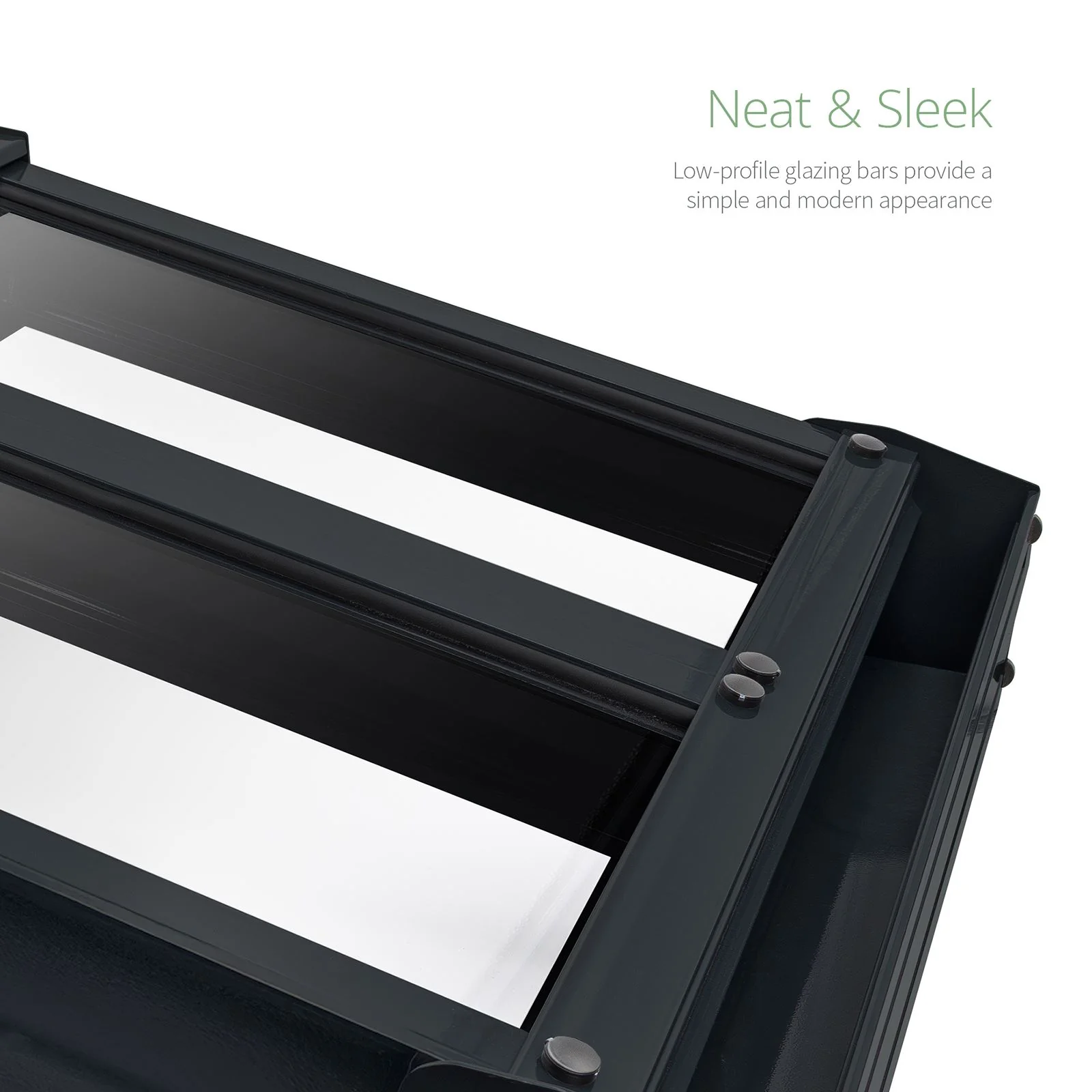 Glass-Like Evolution Canopy (Solid Polycarbonate) - Grey - Image 3