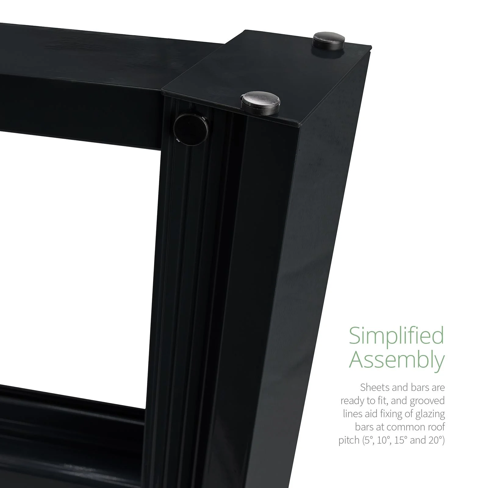 Glass-Like Evolution Canopy (Unglazed) - White - Image 5