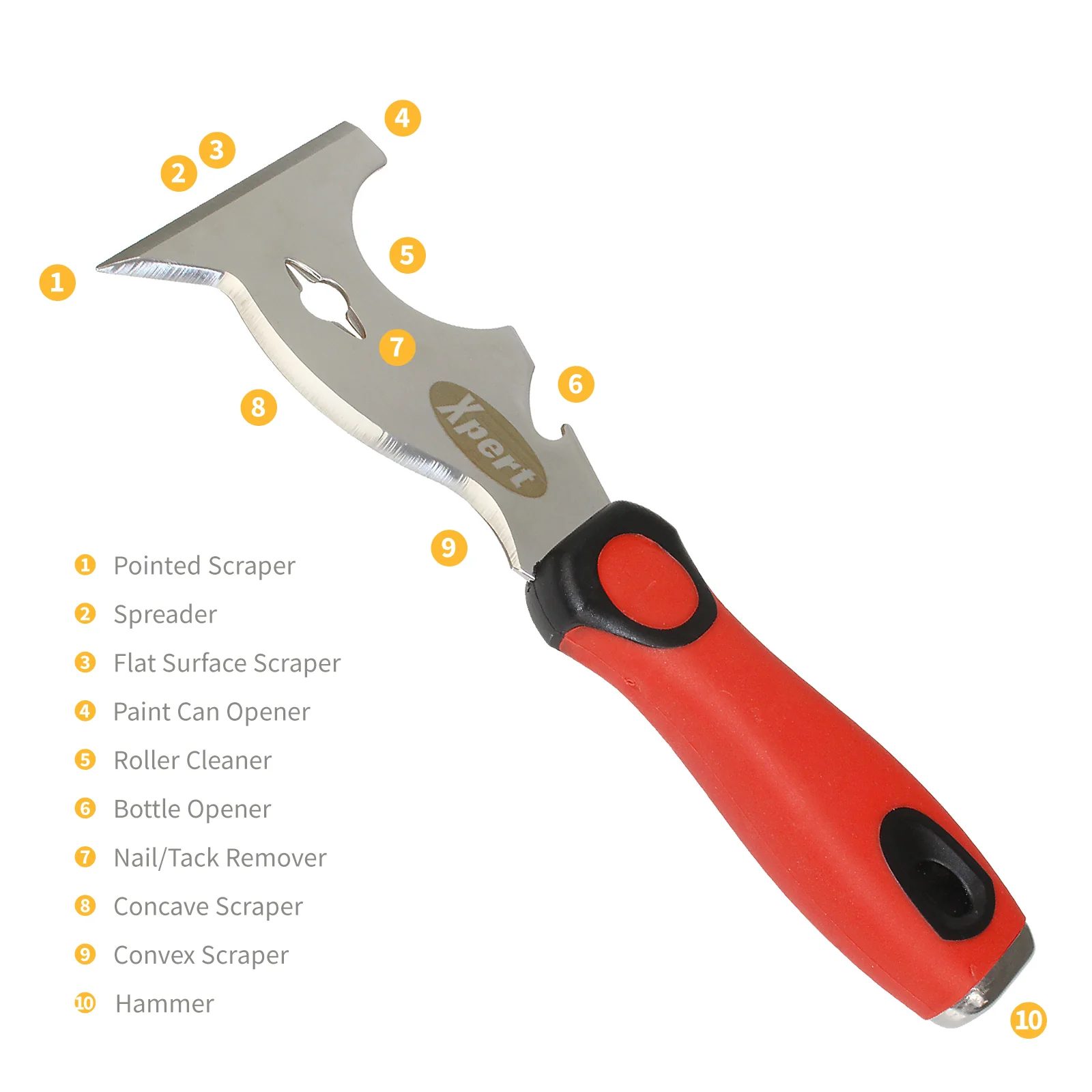 Hammer, Multi-Knife, Shovel & Shear Tool Kit - Image 7