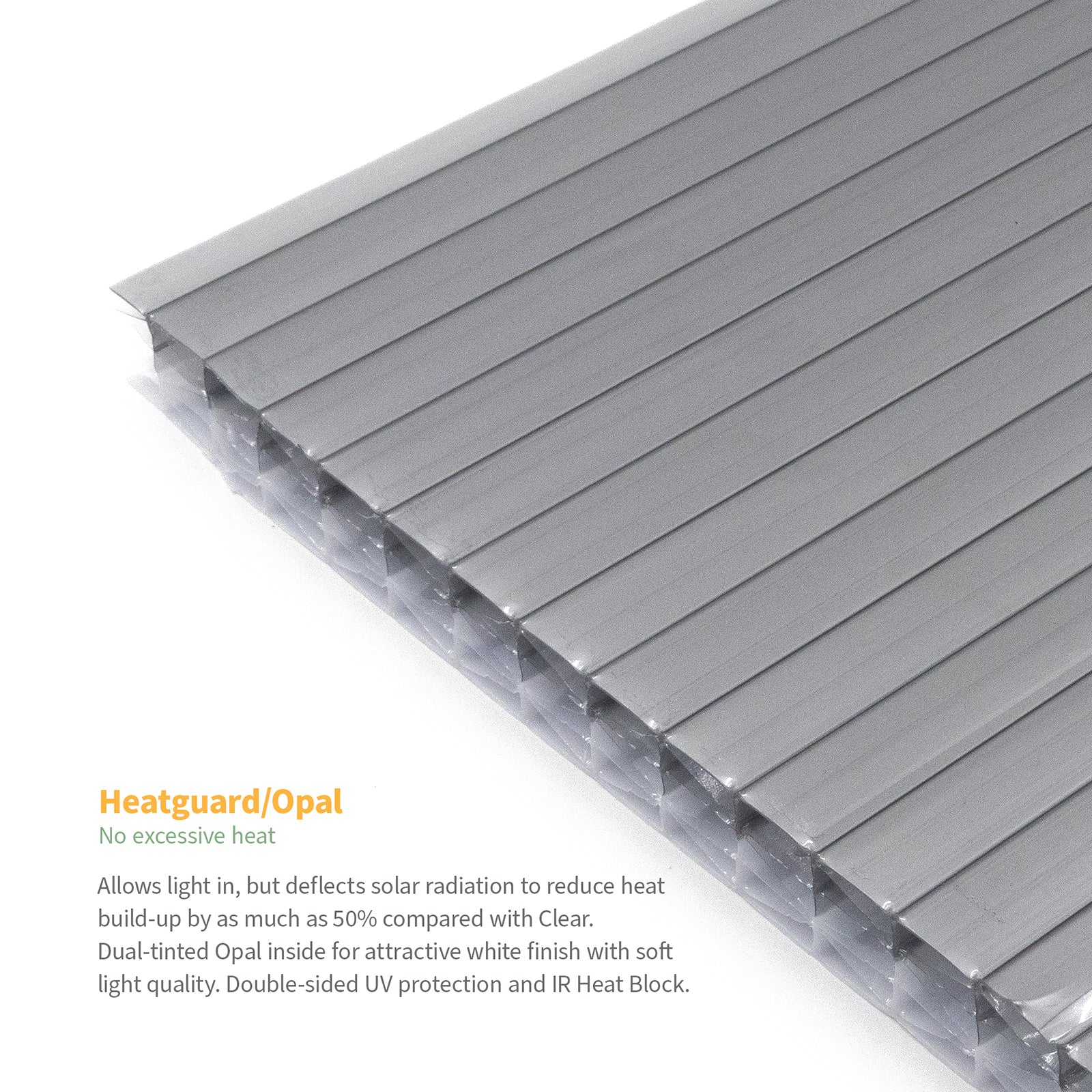 25mm Heatguard/Opal Polycarbonate Cut-to-Size - Image 2