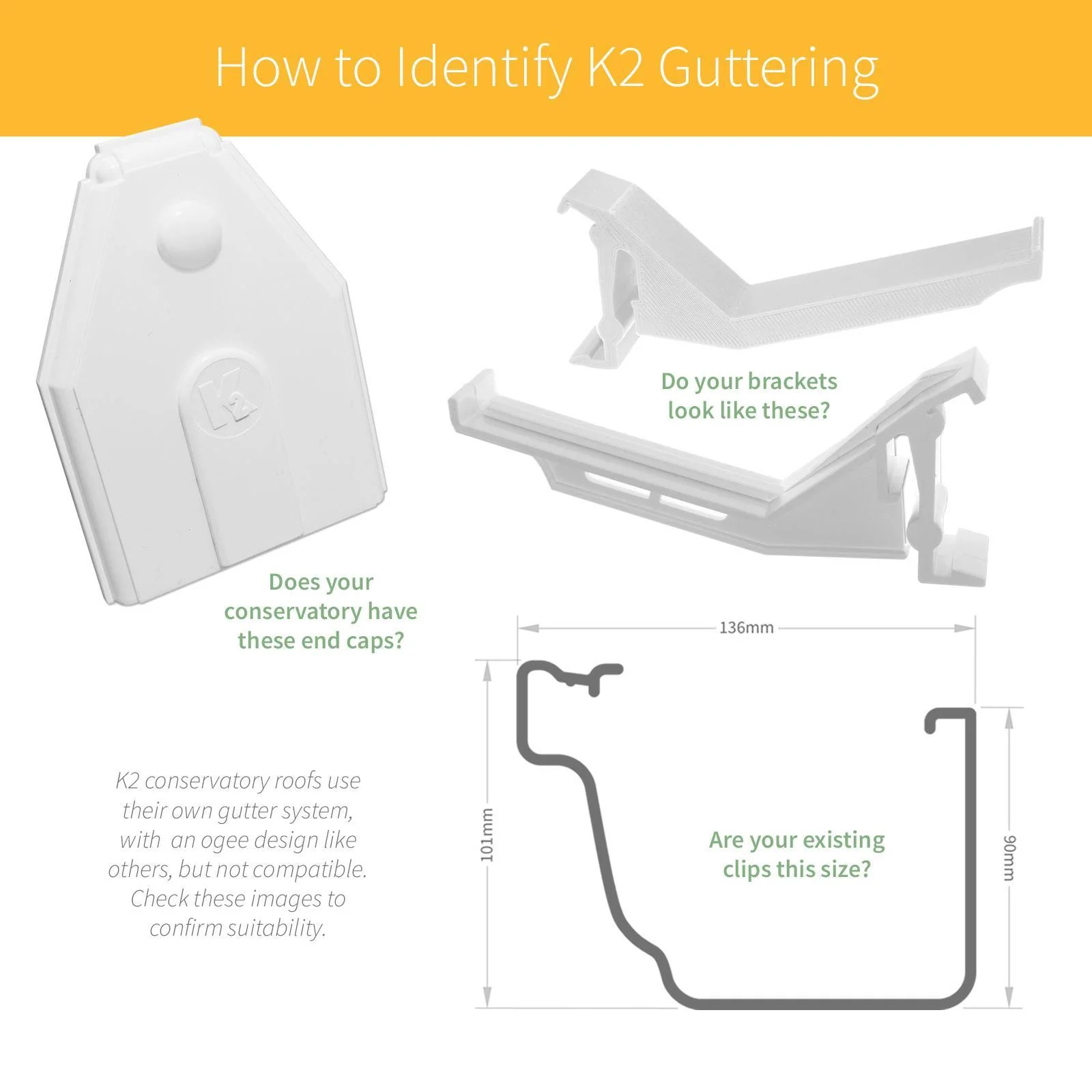 K2 C8067 Replacement Gutter Clip (2 Pack) - Image 9