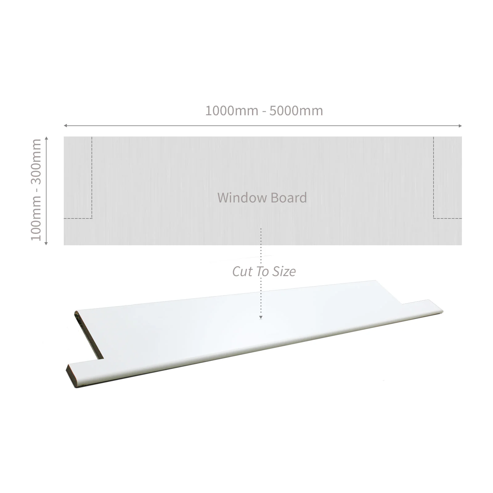 Laminated Window Board (1.55m) - Image 2