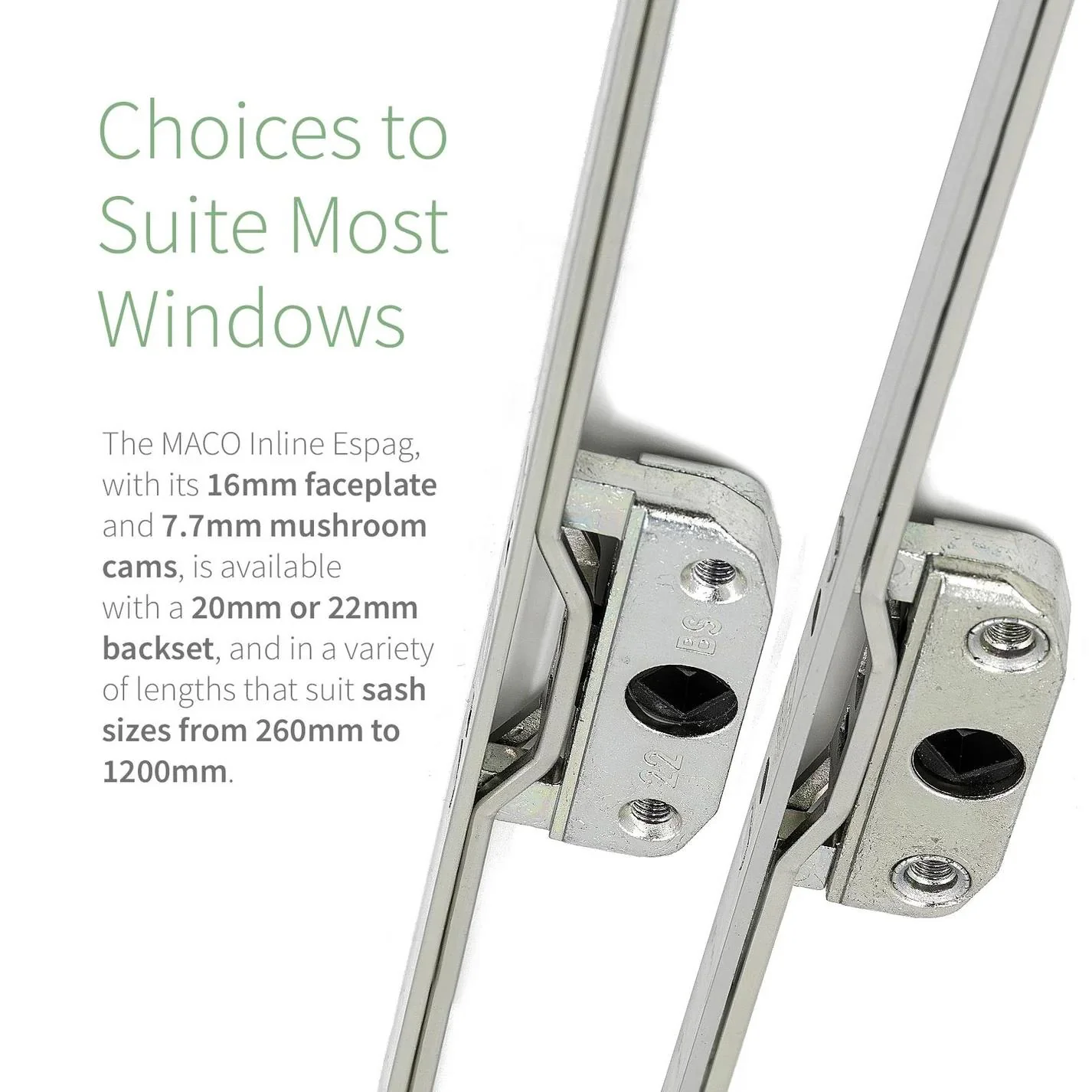 MACO Inline Espag Window Lock - Image 4