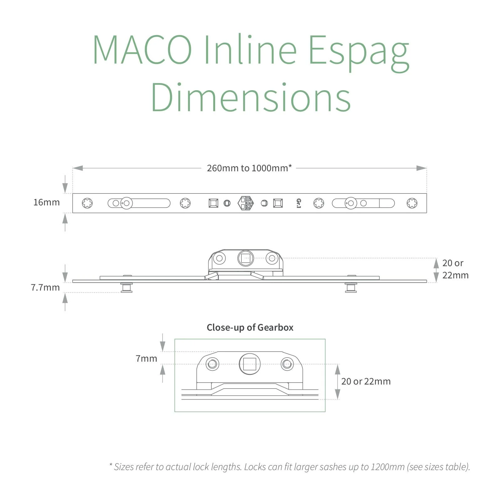 MACO Inline Espag Window Lock - Image 5