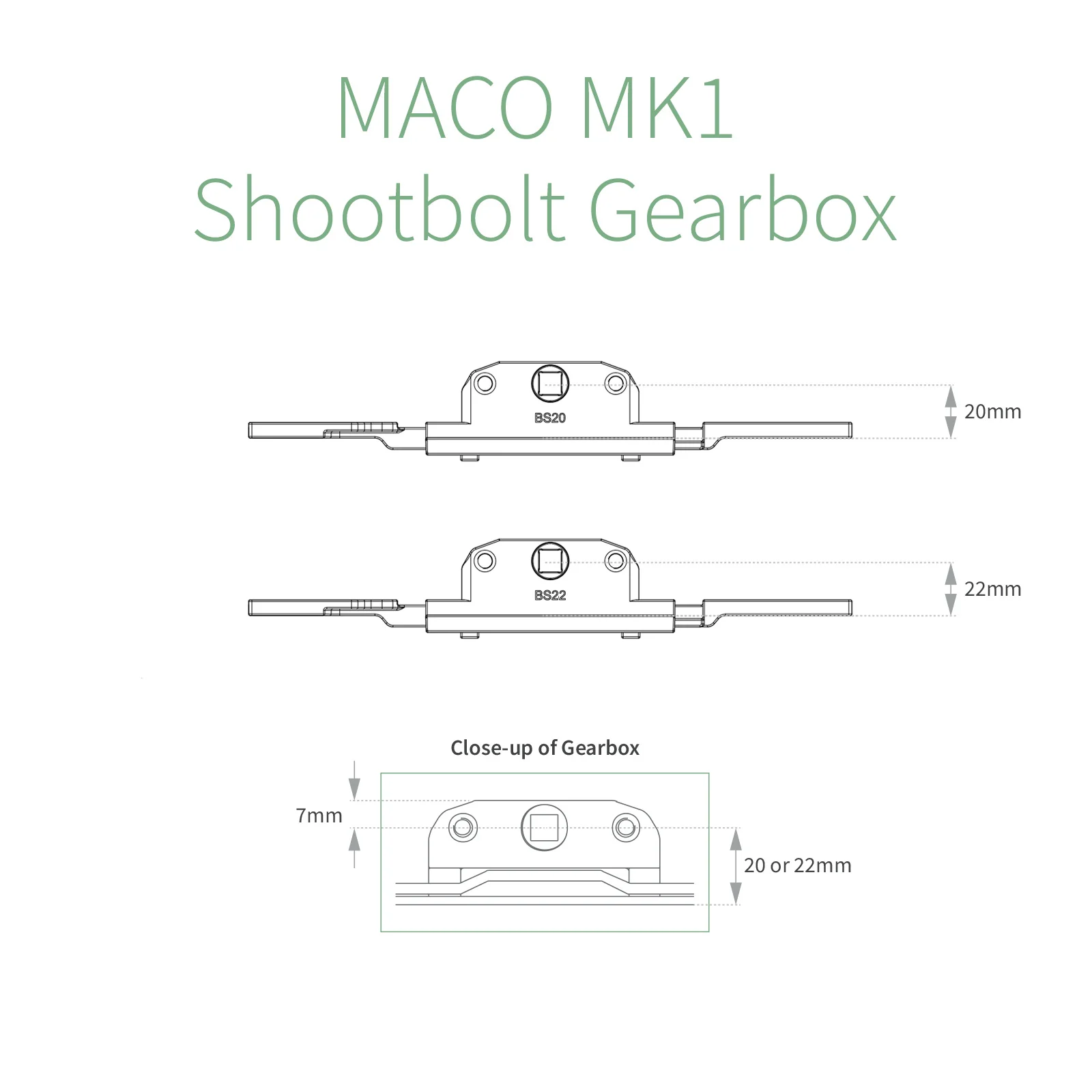 MACO MK1 Shootbolt Espag Gearbox - Image 4