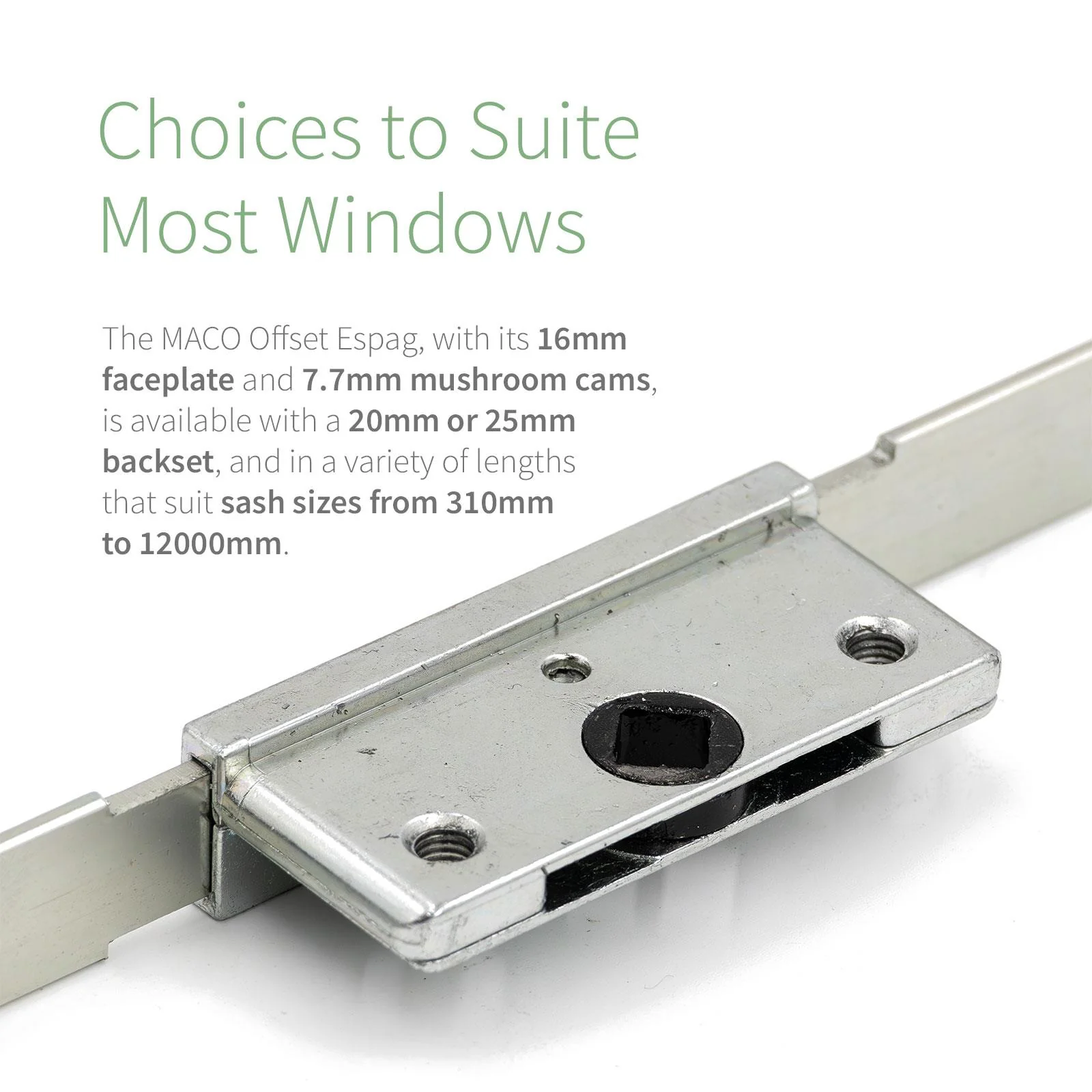 MACO Offset Espag Window Lock - Image 3