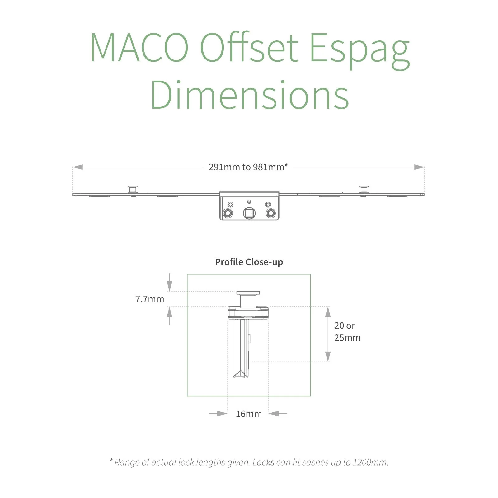 MACO Offset Espag Window Lock - Image 5