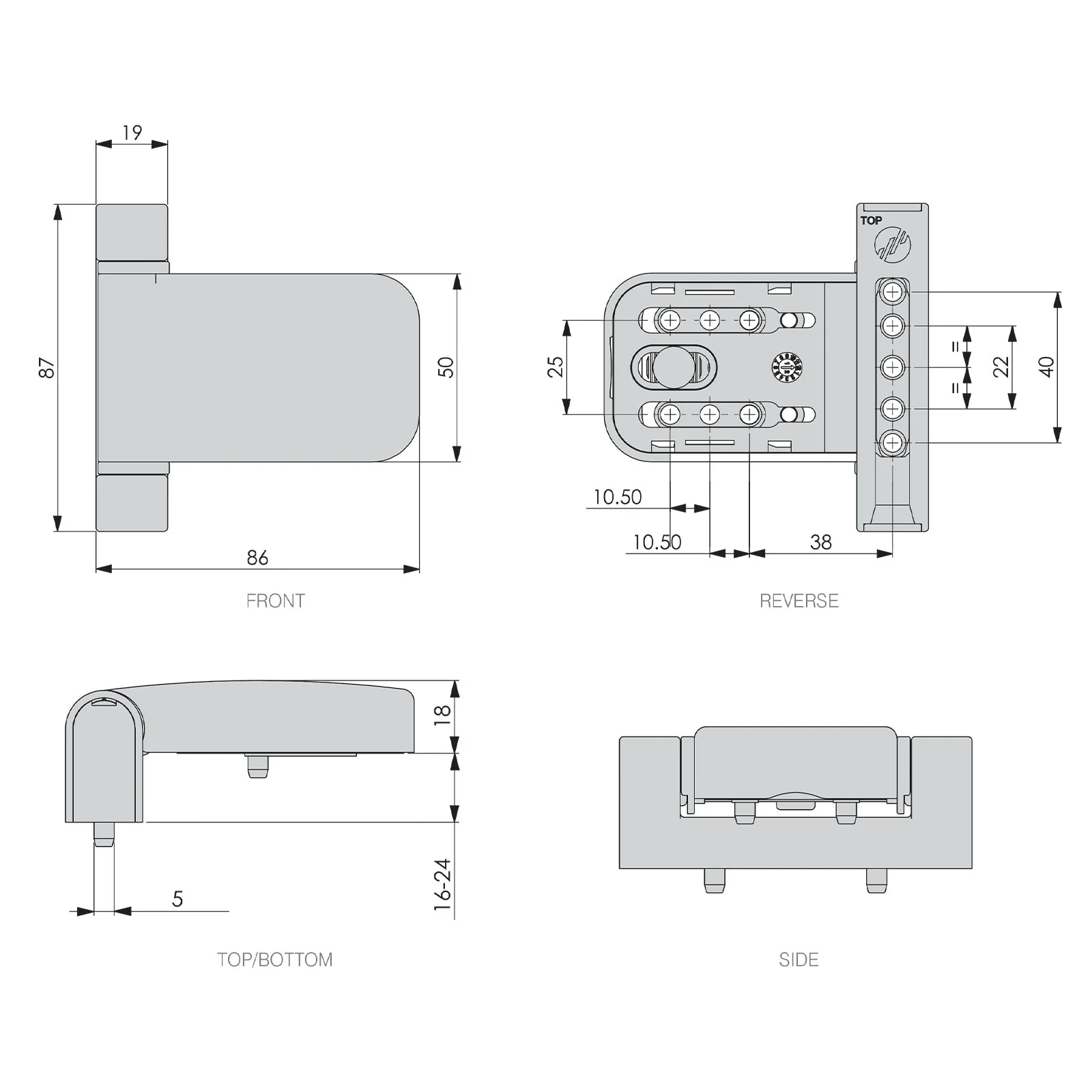 Mila ProSecure Flag Door Hinge - Image 5