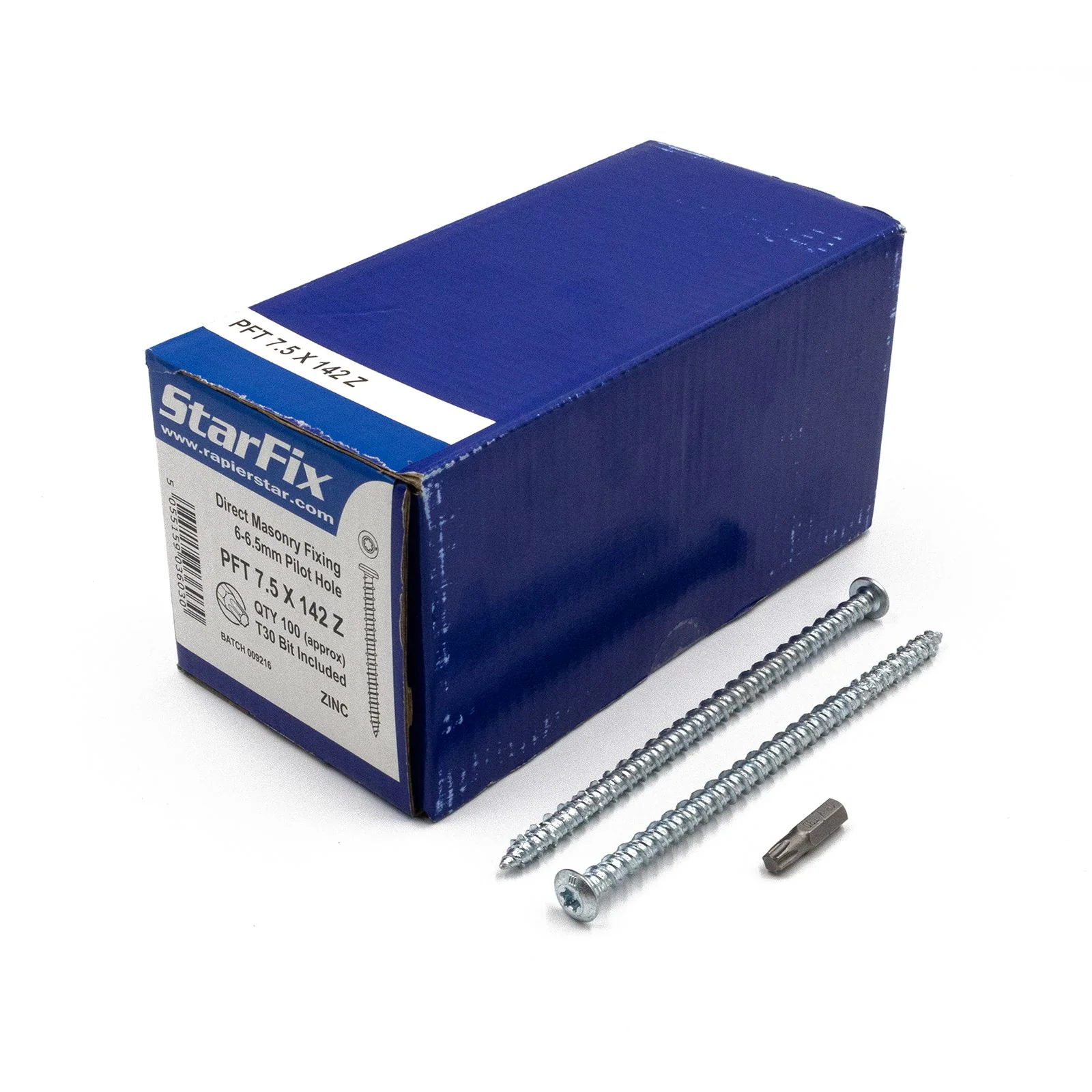 7.5mm StarFix PFT Pan Head Masonry Screws (100 Pack) - Image 13