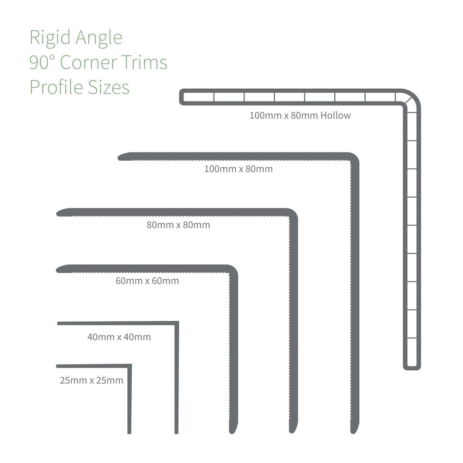 Rigid Angle 90° Corner Trim (5m) - Image 3