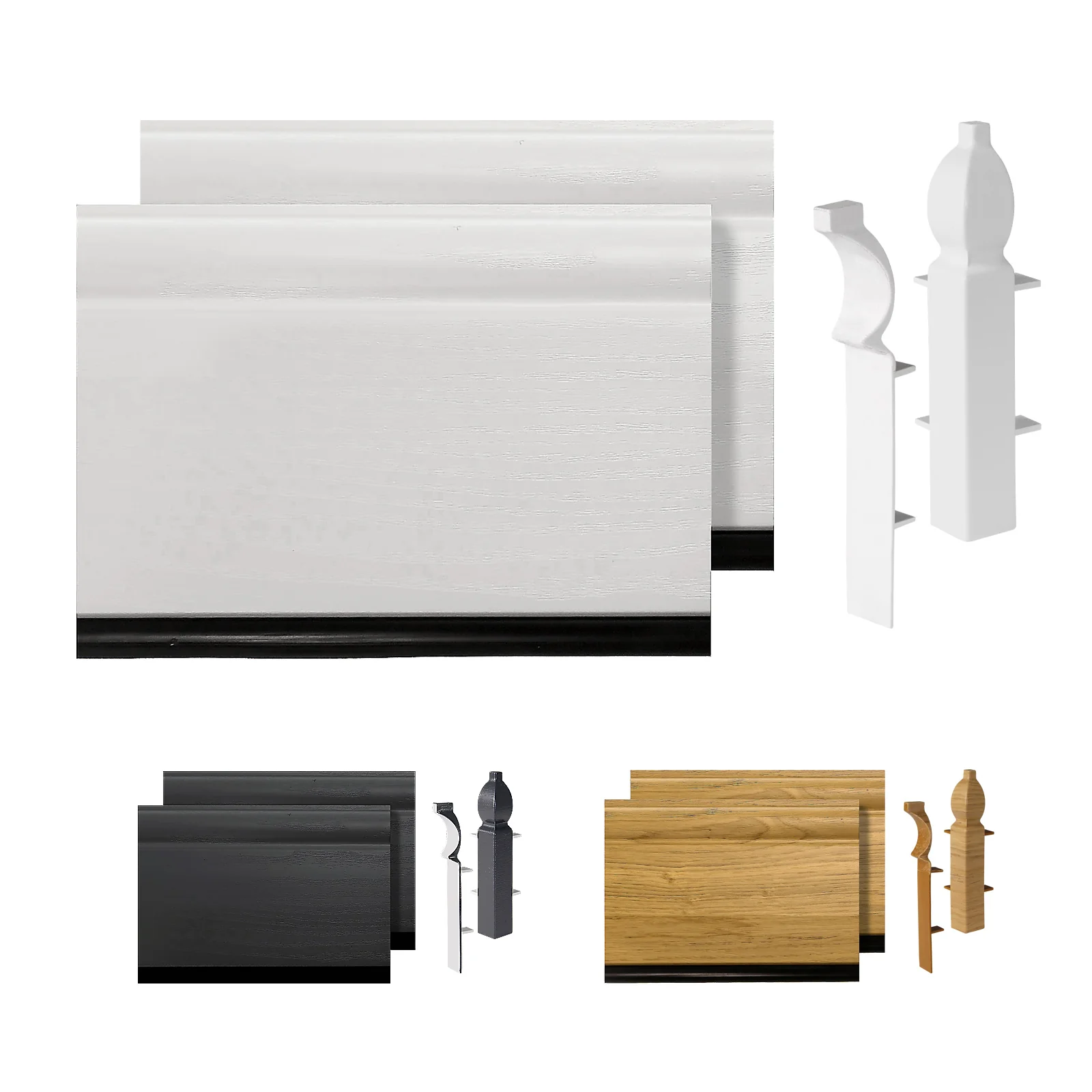 Roomline 100mm (4") Torus Skirting Sample Pack