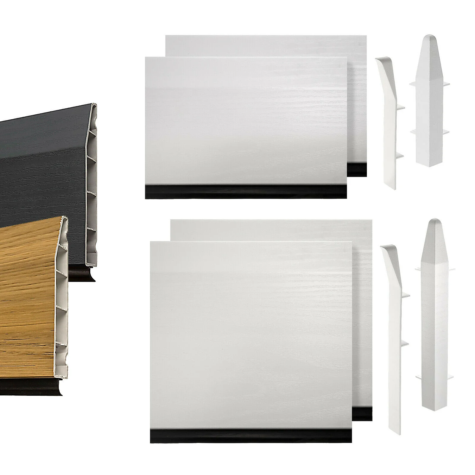 Roomline Chamfered Skirting Board Sample Pack
