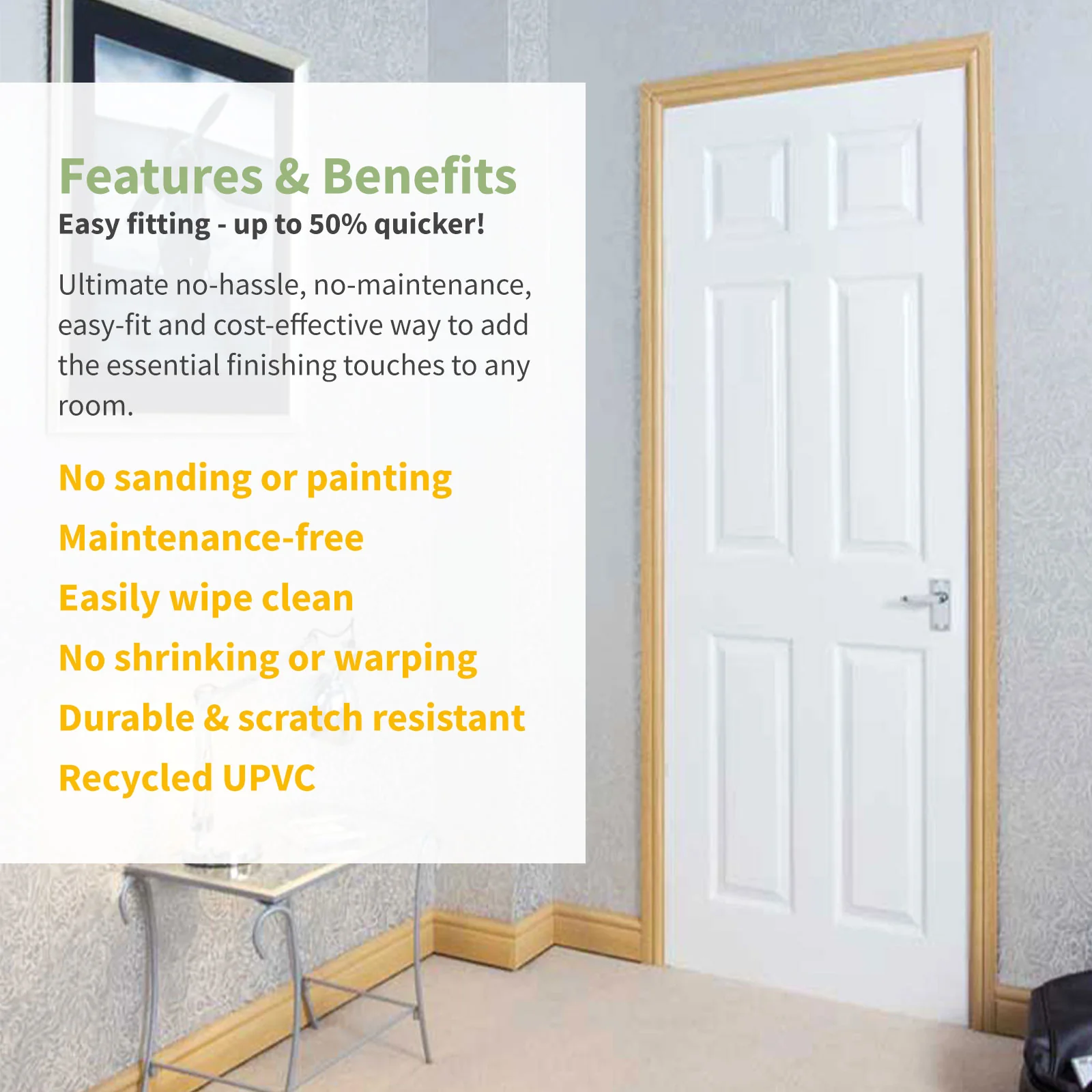Roomline Ogee Architrave Door Set - Image 2