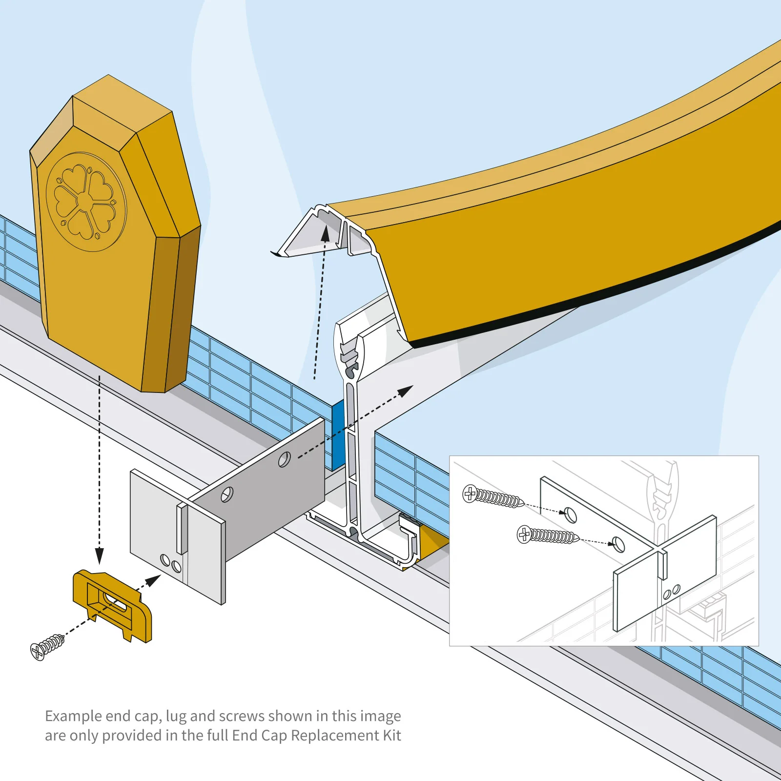 Side-Fix Glazing Bar Retaining Plate - Image 4