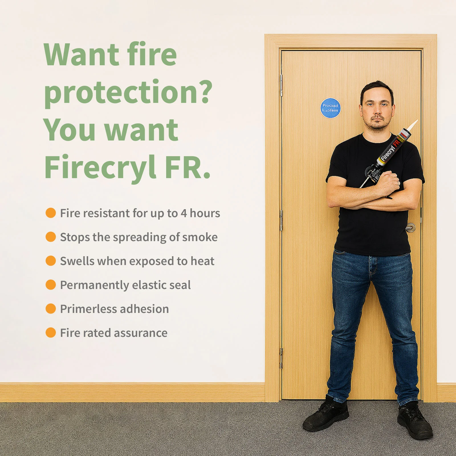 Soudal Firecryl FR Fire-Rated Sealant - Image 2