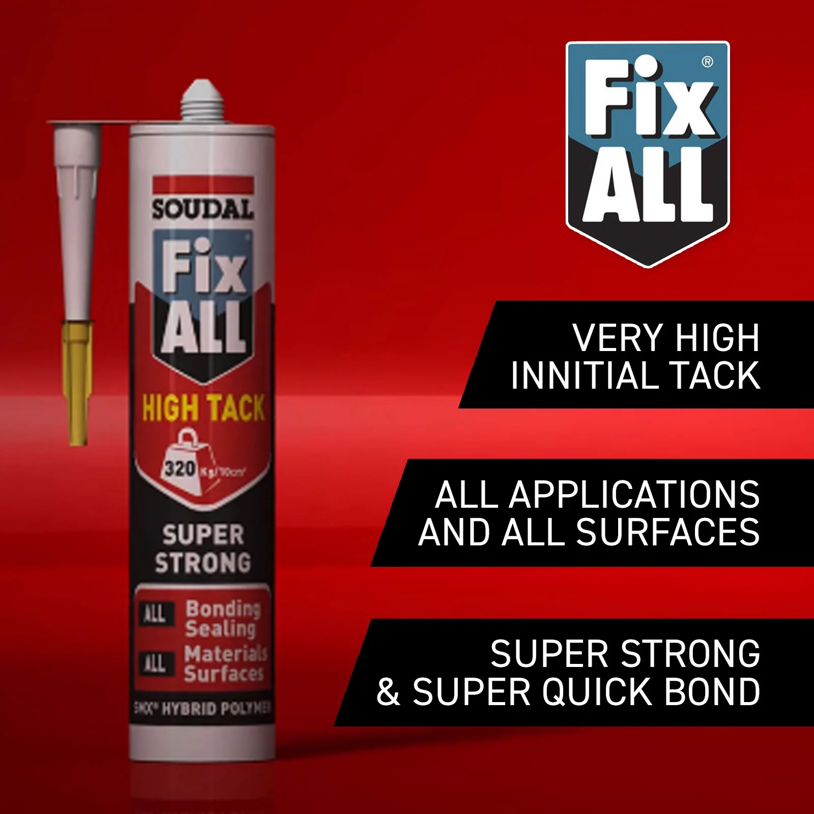 Soudal Fix ALL High Tack Adhesive & Sealant - Image 4